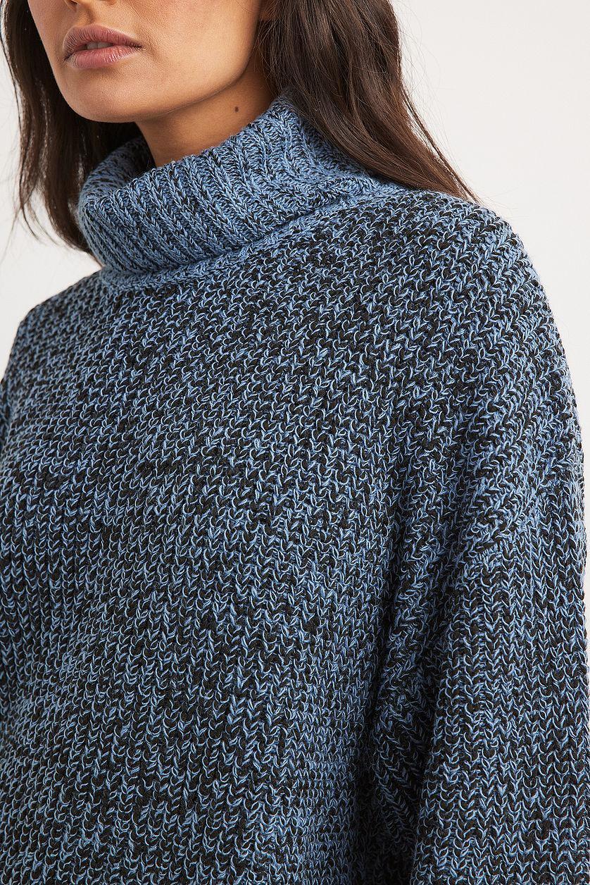 Turtleneck Knitted Sweater Product Image