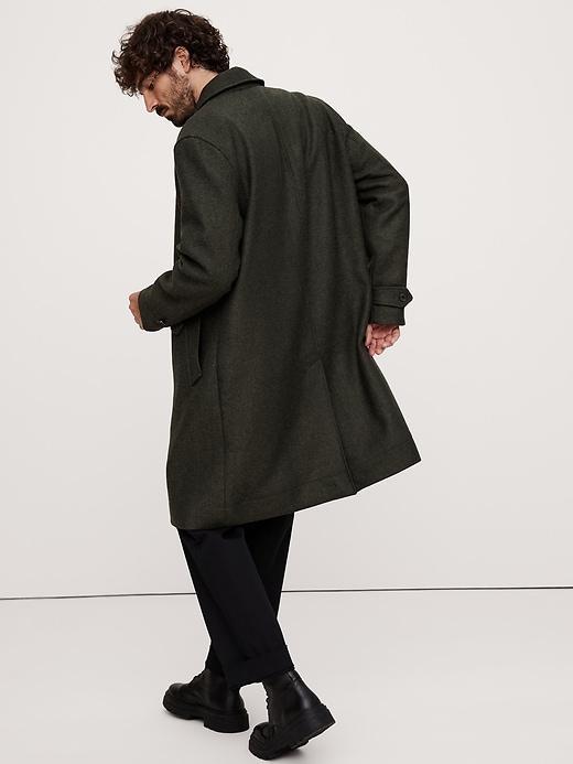 Italian Tweed Car Coat Product Image