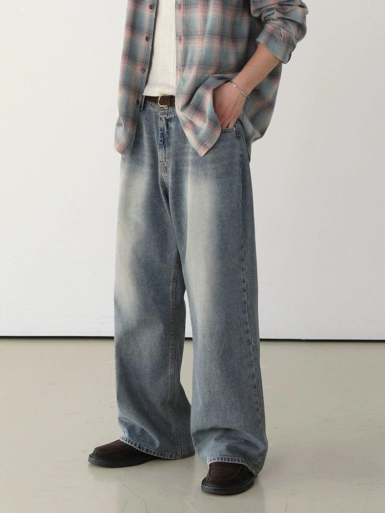 RT No. 11162 LIGHT BLUE STRAIGHT DENIM JEANS Product Image