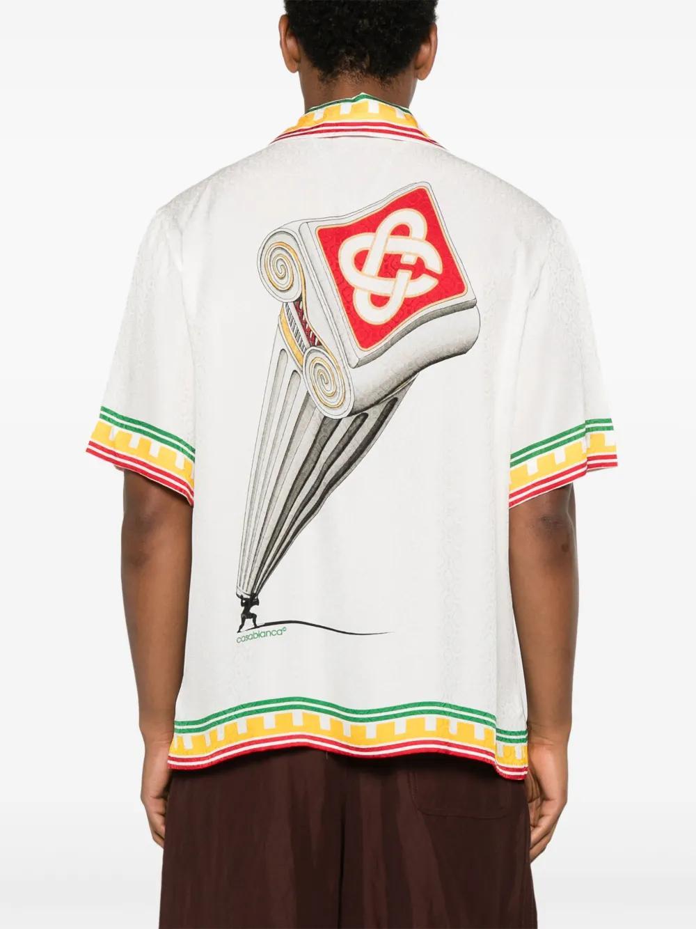 logo monogram pattern shirt Product Image