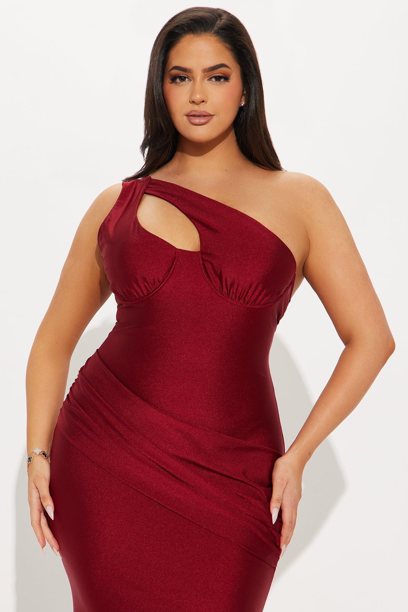 As You Know It Maxi Dress - Wine Product Image