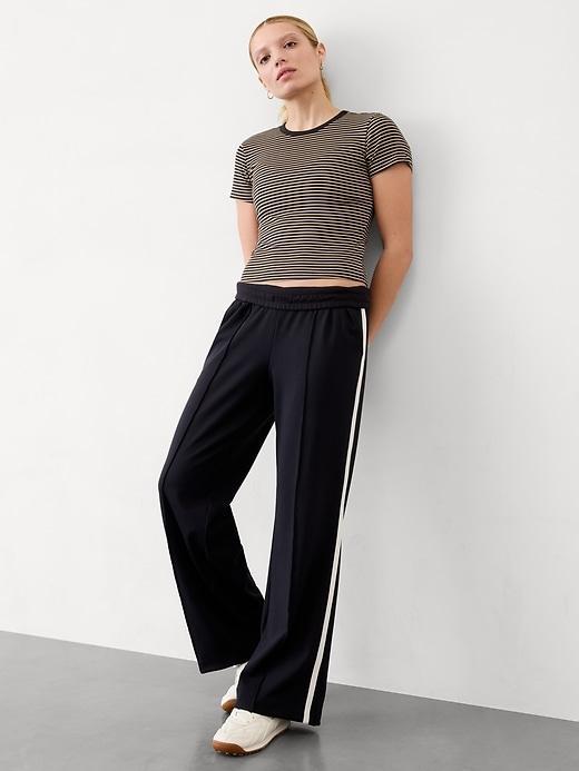 Signature Rib Crop Tee Product Image
