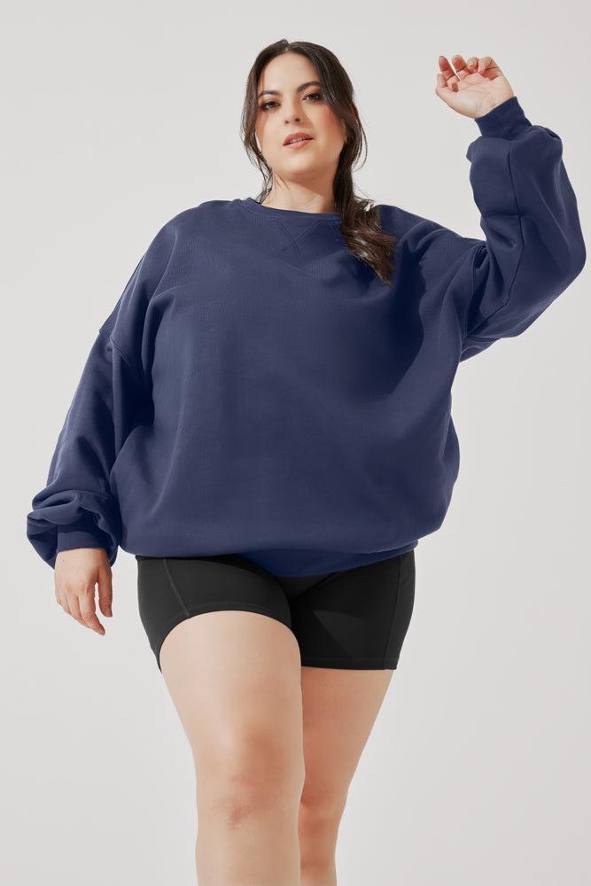 Cloud Crewneck Sweater - Merlot Product Image