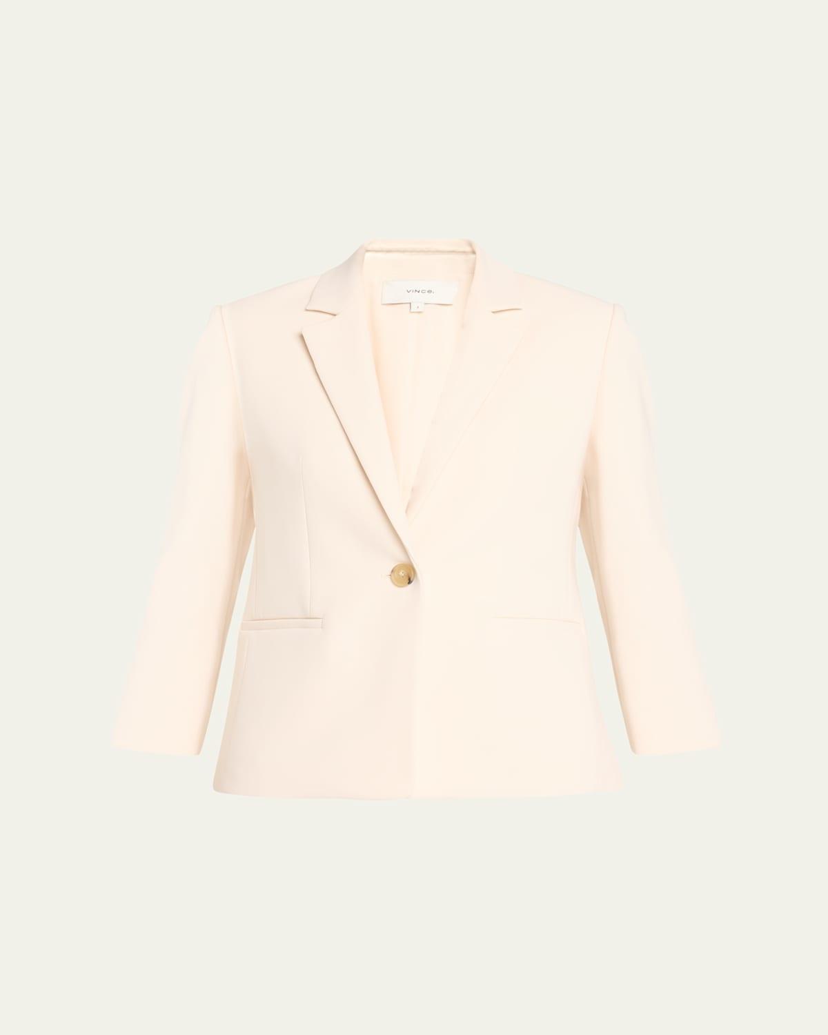Shrunken Bracelet-Sleeve Blazer Product Image