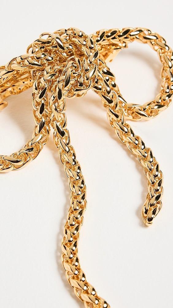 LELET NY Kamala Chain Bow Barrette | Shopbop Product Image