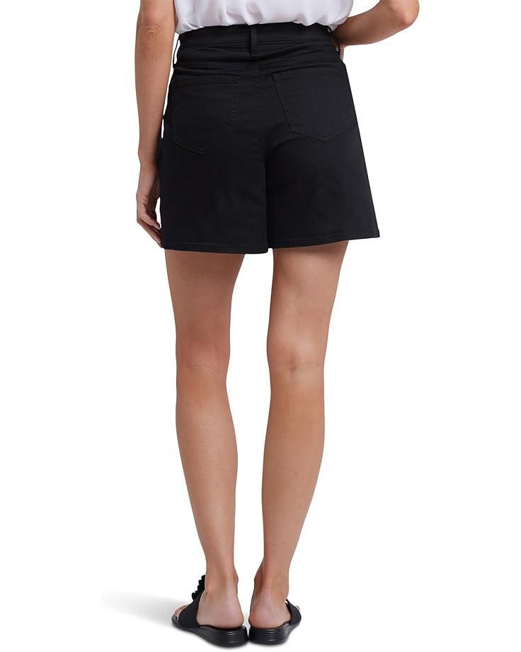 Naomi Relaxed A-Line Denim Shorts in Costa Brava Product Image