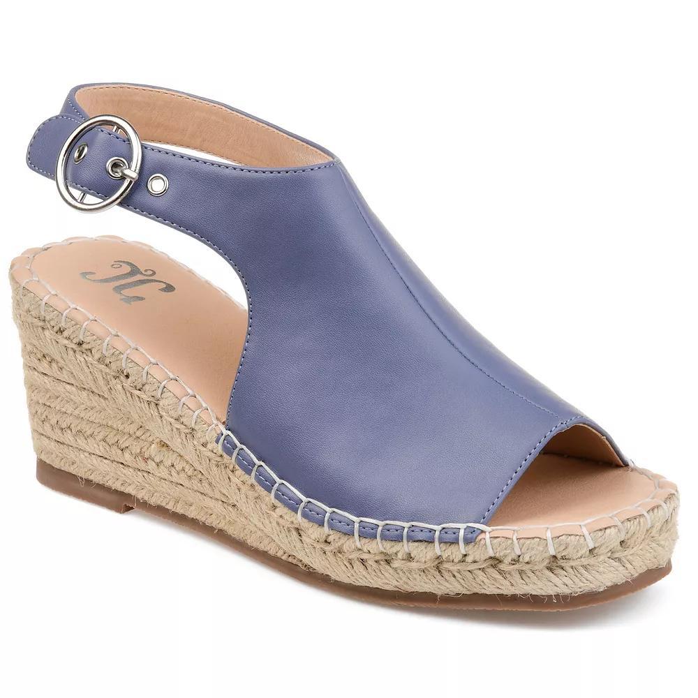 Journee Crew Womens Espadrille Wedges Product Image