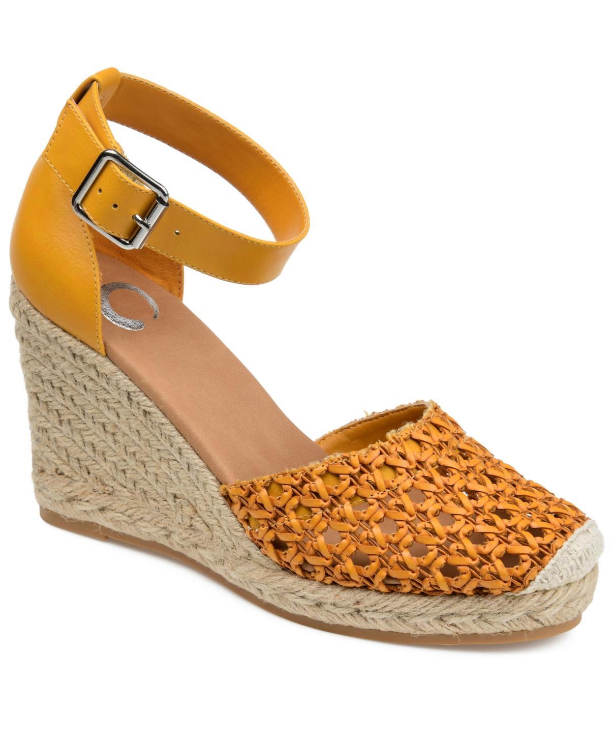 Journee Sierra Women's Wedge Sandals, Size: 10, White Product Image