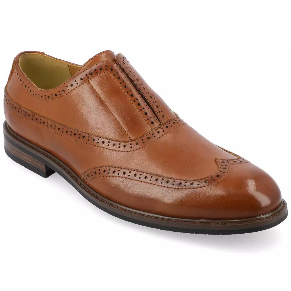 VANCE Nikola Mens Tru Comfort Foam Oxford Dress Shoes Red Product Image