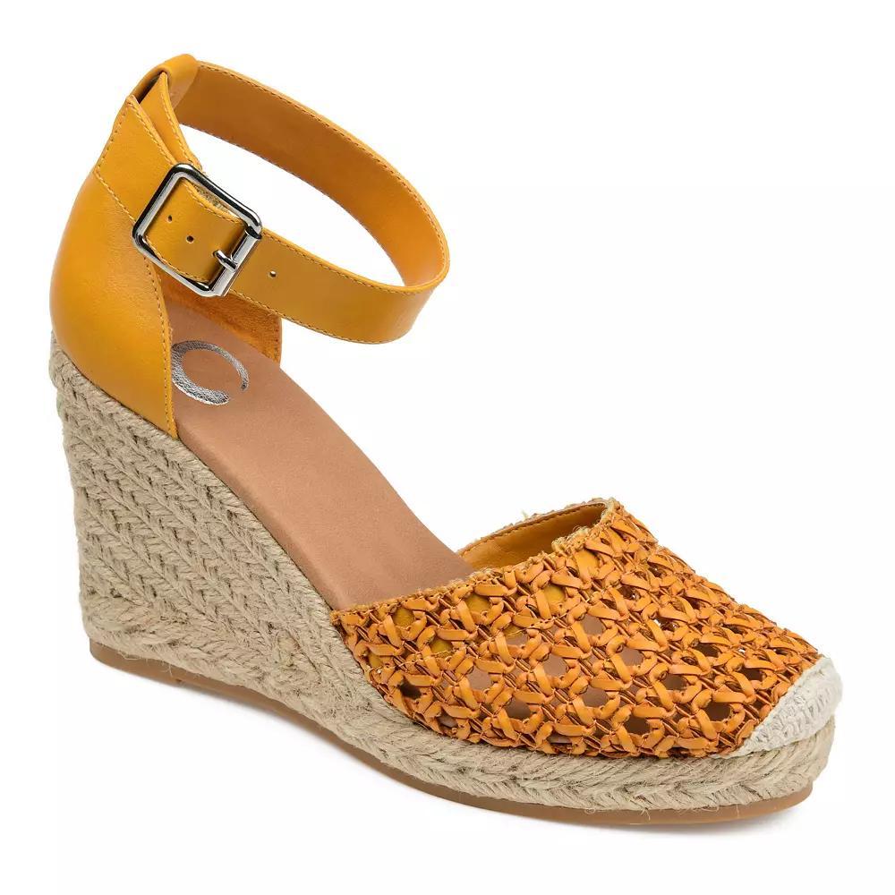 Journee Sierra Women's Wedge Sandals, Size: 10, White Product Image