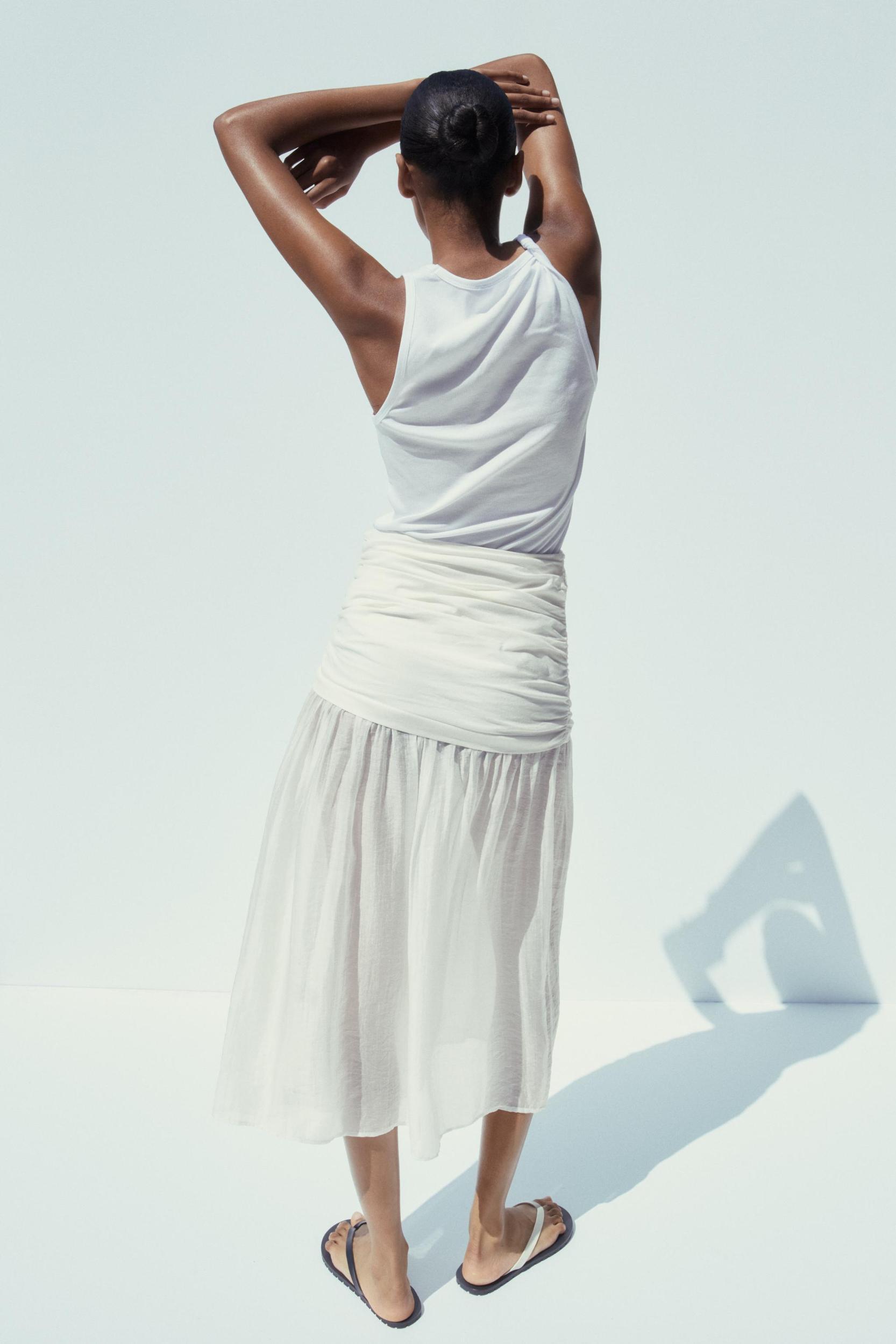 COMBINATION MIDI SKIRT Product Image