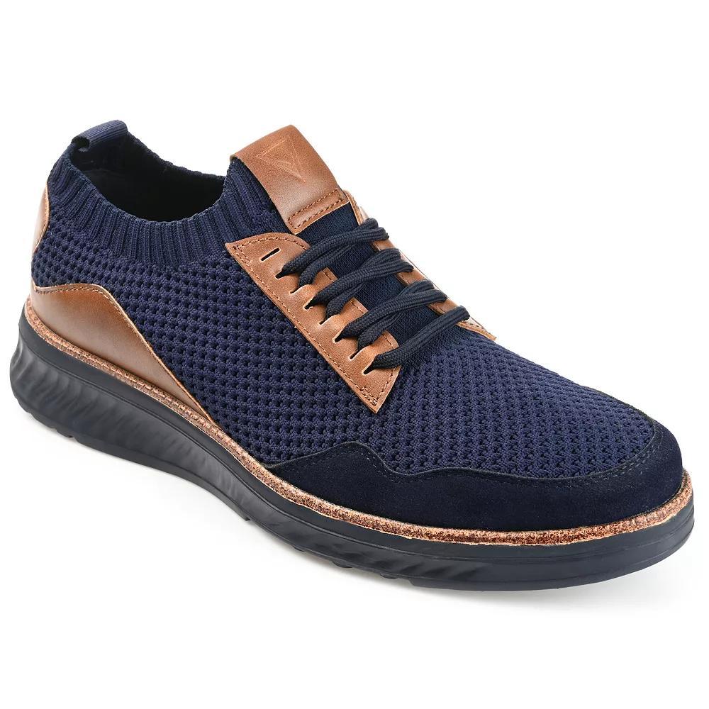 VANCE Julius Mens Knit Casual Dress Shoes Blue Product Image