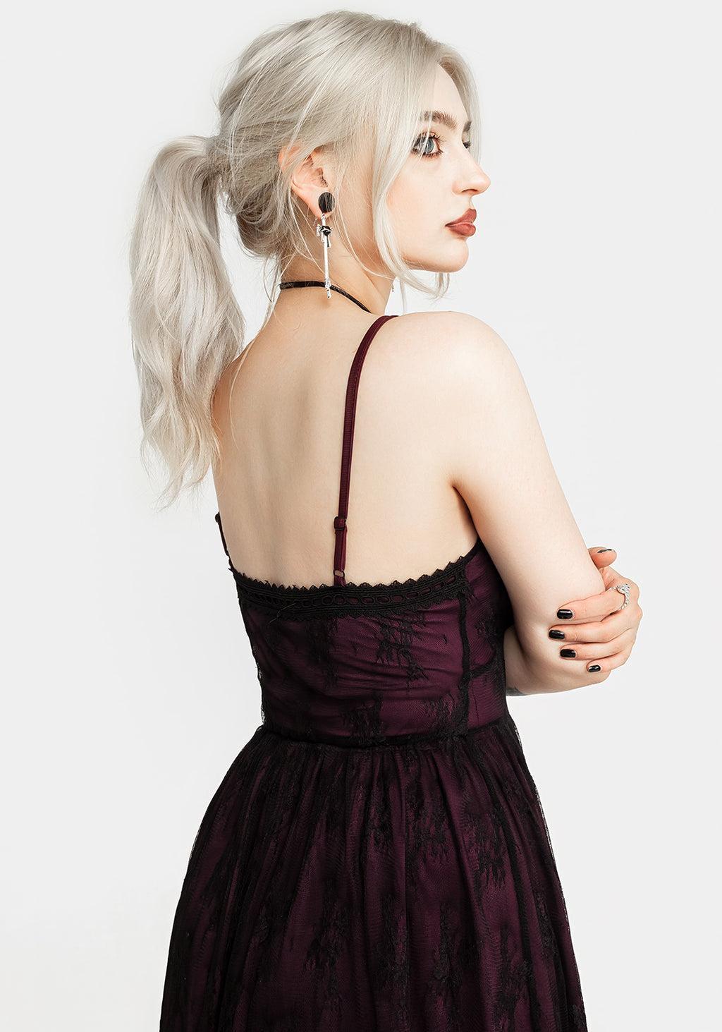 Anastasie Stretch Lace Mini Dress Product Image
