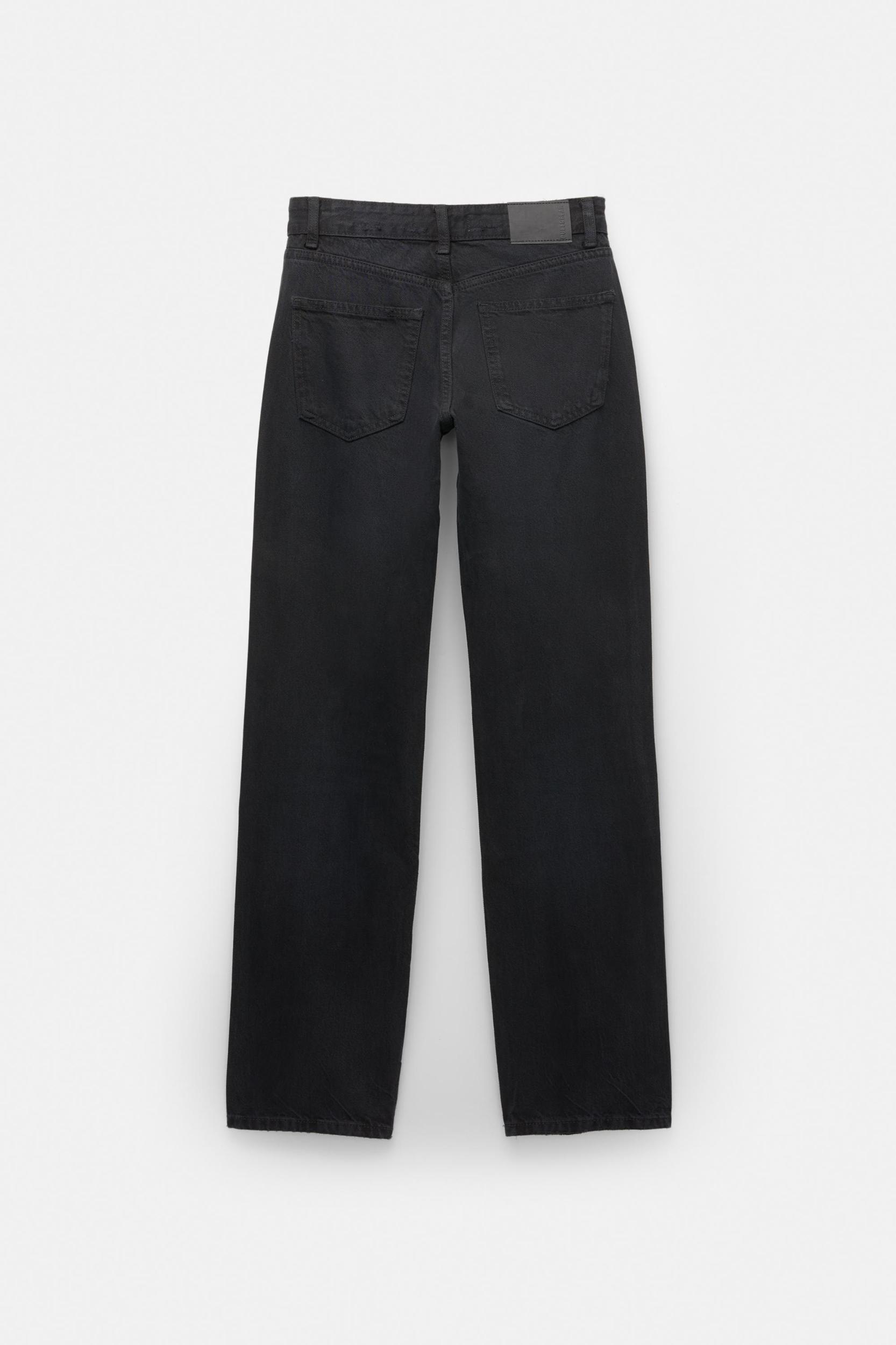 Mid-rise straight-leg jeans Product Image