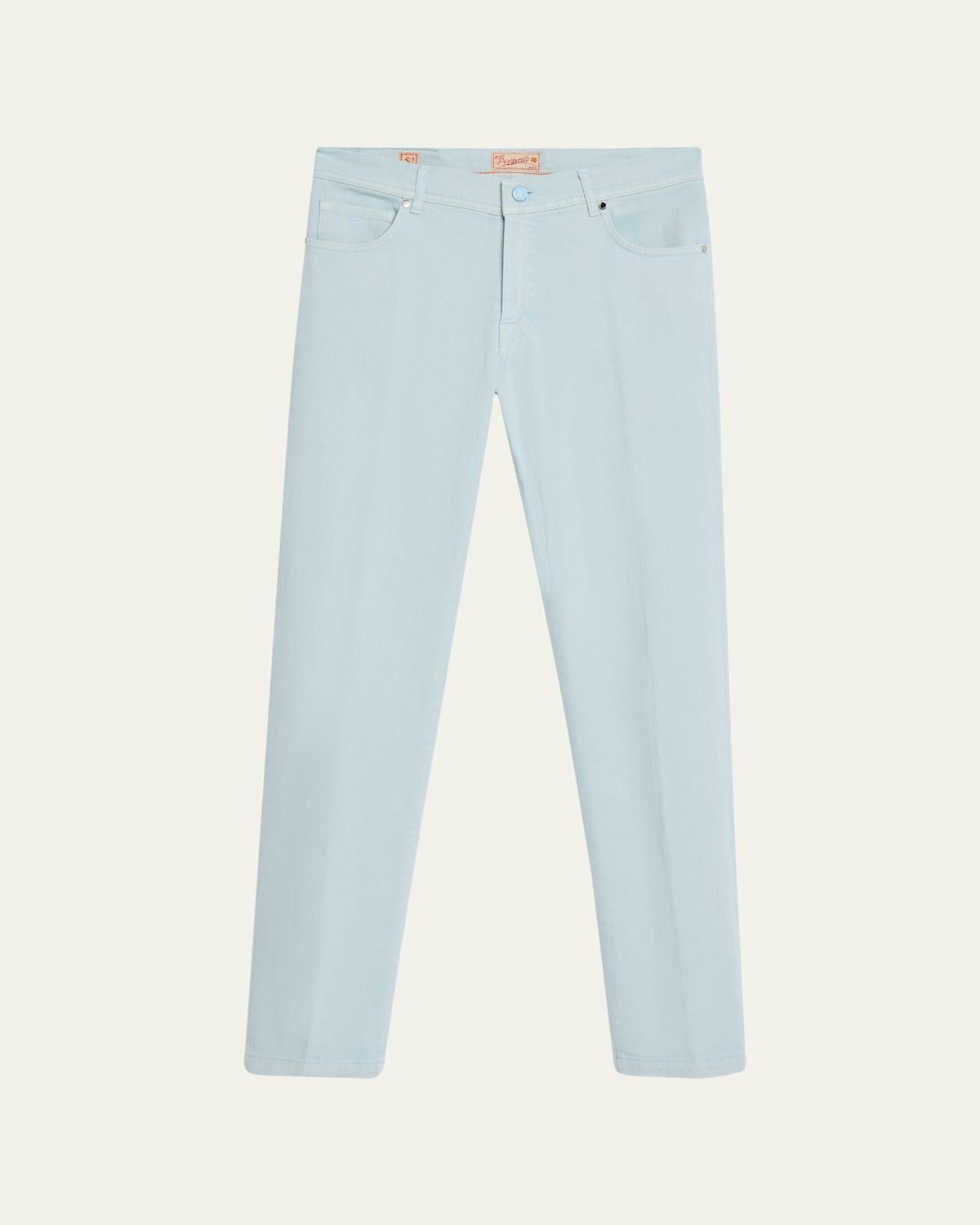 Mens 5-Pocket Bull Denim Pants Product Image
