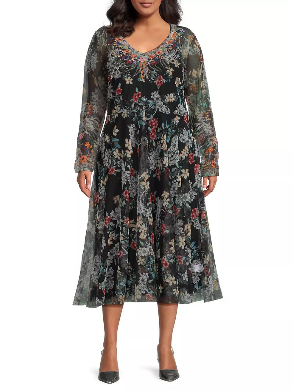 Plus Mazzy Flared Dress Product Image