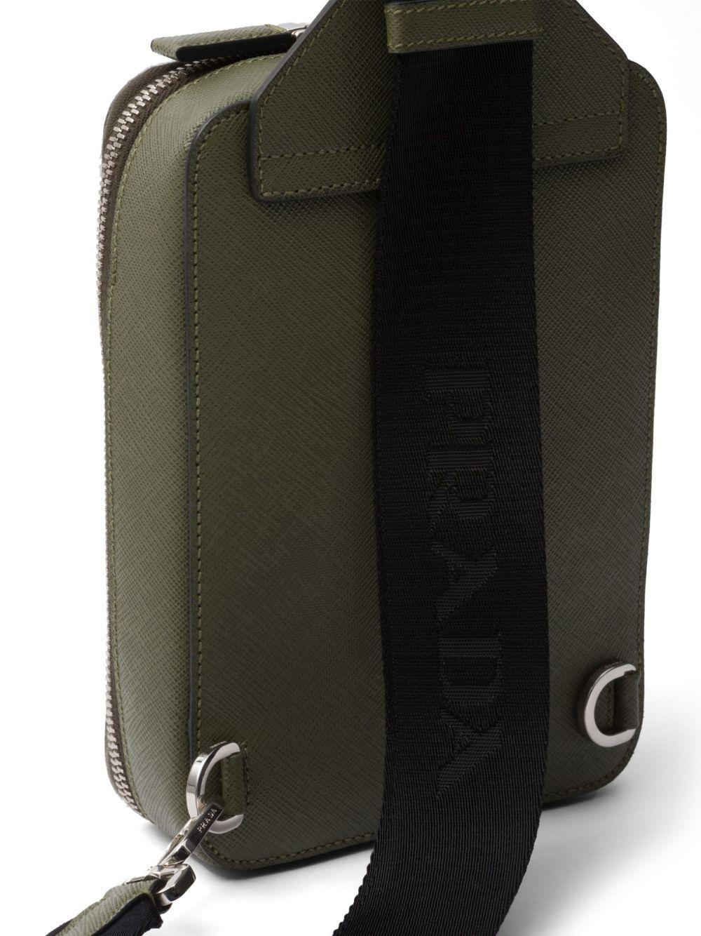 Brique leather shoulder bag Product Image