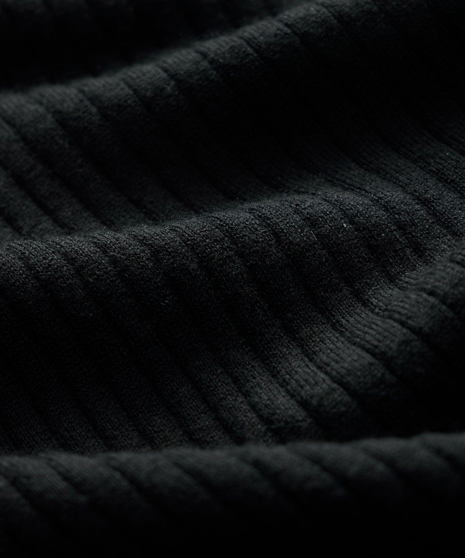 Silk-Cashmere Ribbed Sweater Polo Product Image