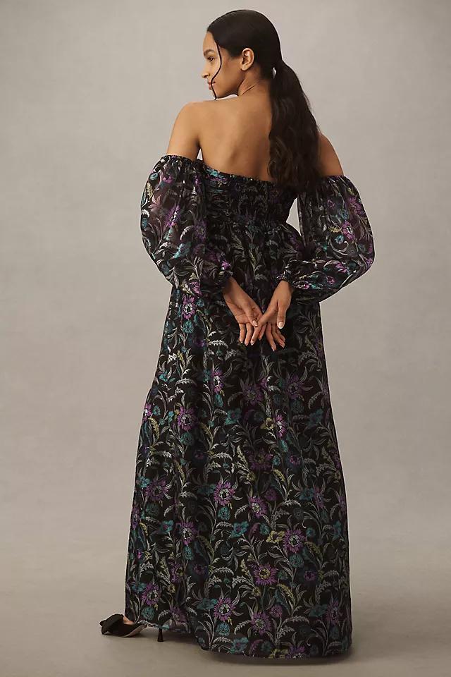 BHLDN Alissa Off-The-Shoulder Organza Maxi Dress Product Image