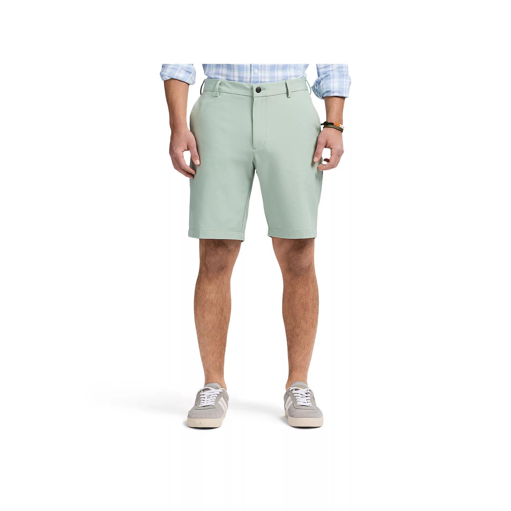 Men's IZOD Traveler Shorts, Size: 40, White Green Product Image