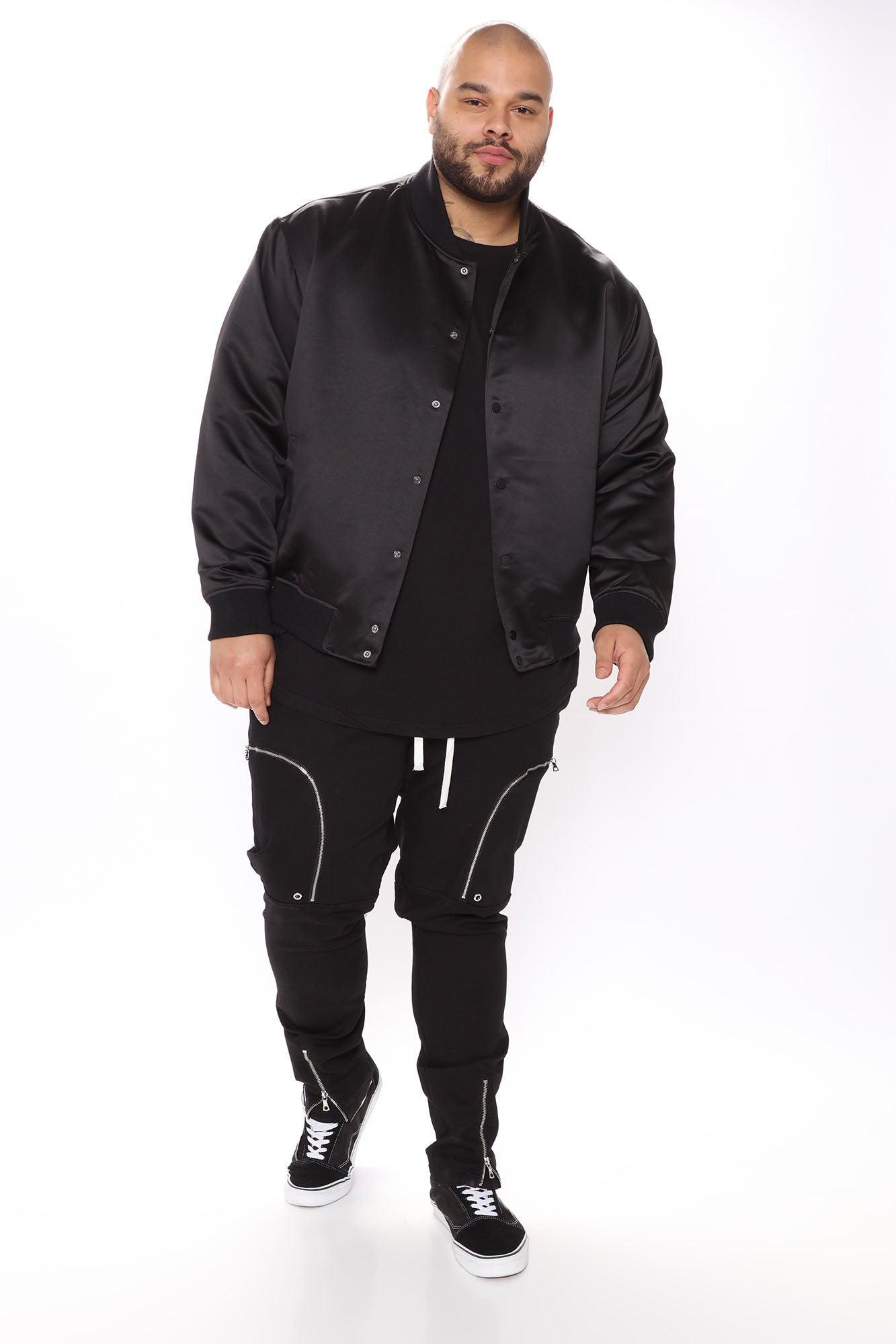 Ashton Essential Bomber Jacket - Black Product Image