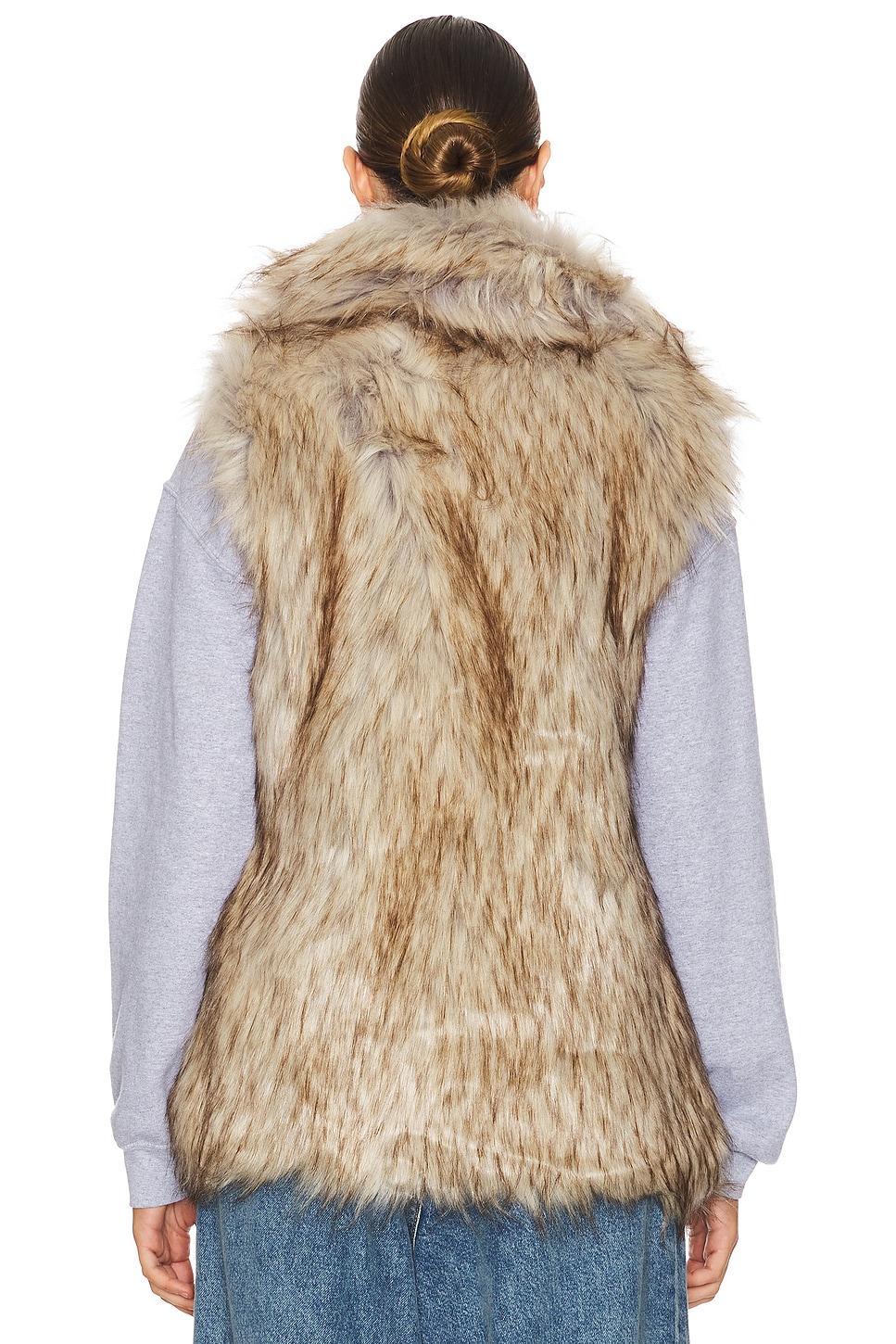 Rubicon Faux Fur Vest Unreal Fur Product Image