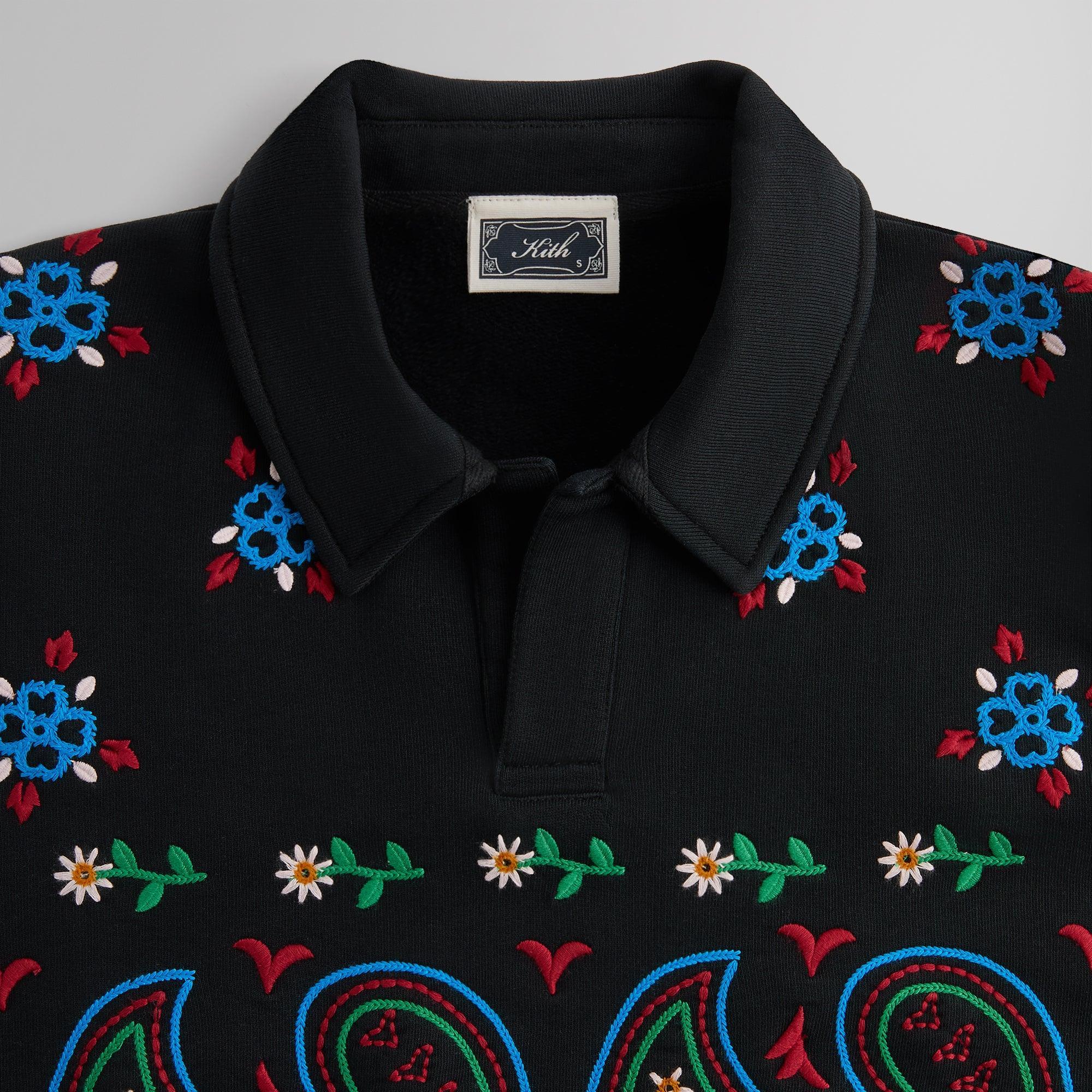 Kith Nelson Collared Overshirt  - Black Male Product Image
