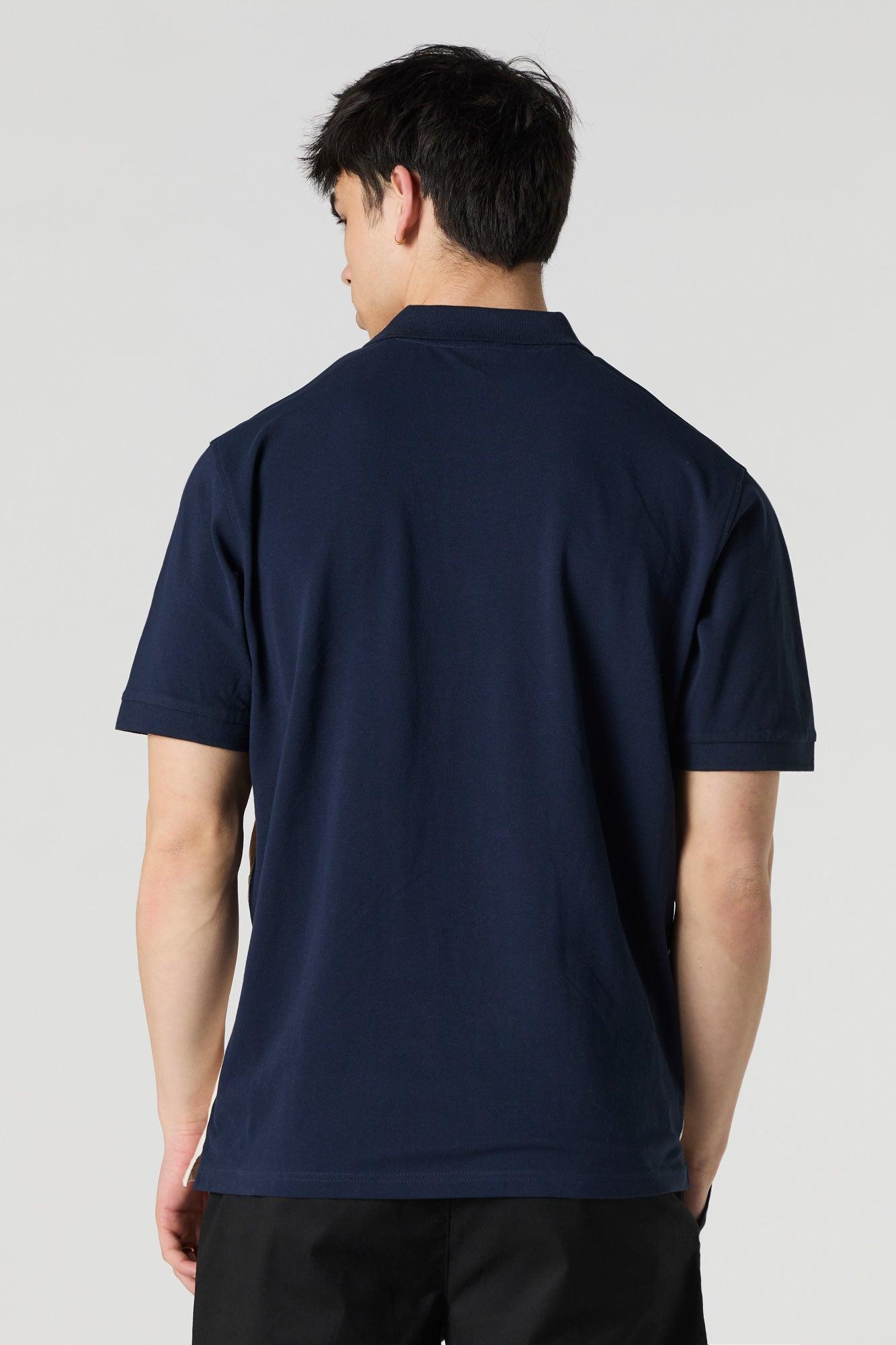 Colourblock Polo T-Shirt Male Product Image