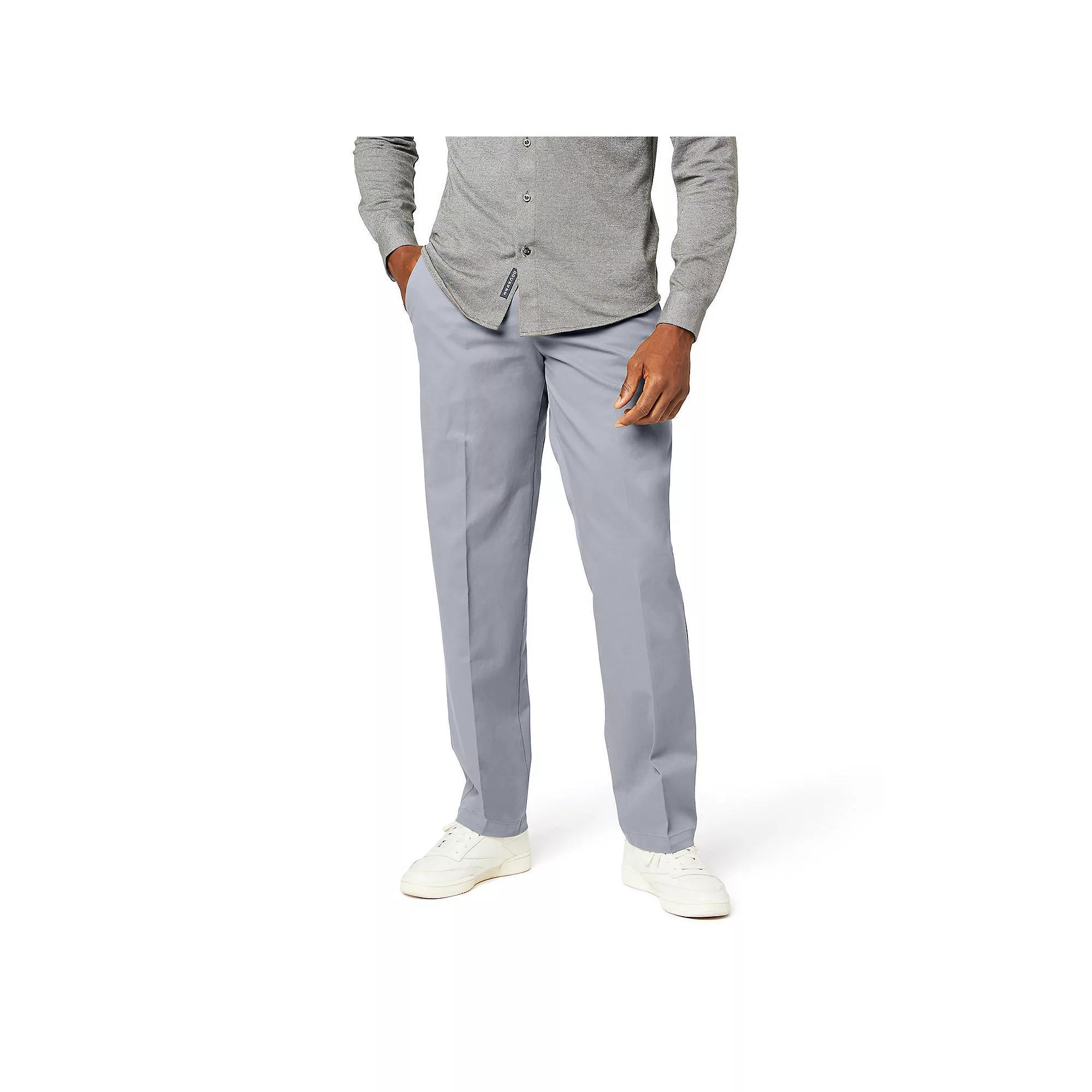 Men's Dockers® Workday Classic-Fit Smart 360 FLEX Khaki Pants, Size: 38X30, Burma Gray Product Image