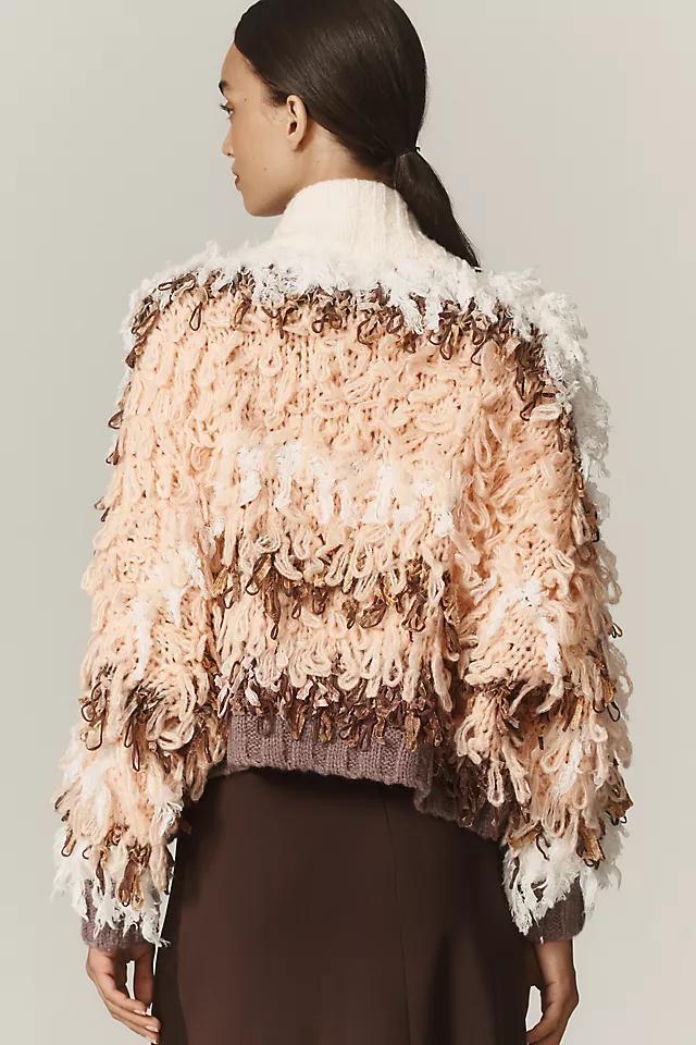 By Anthropologie Fringe Cardigan Sweater Product Image
