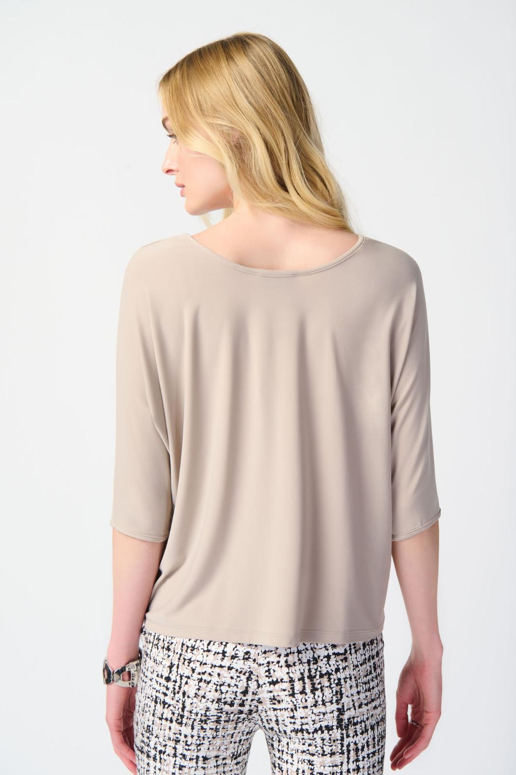 Silky Knit Reversible Boxy Top Product Image