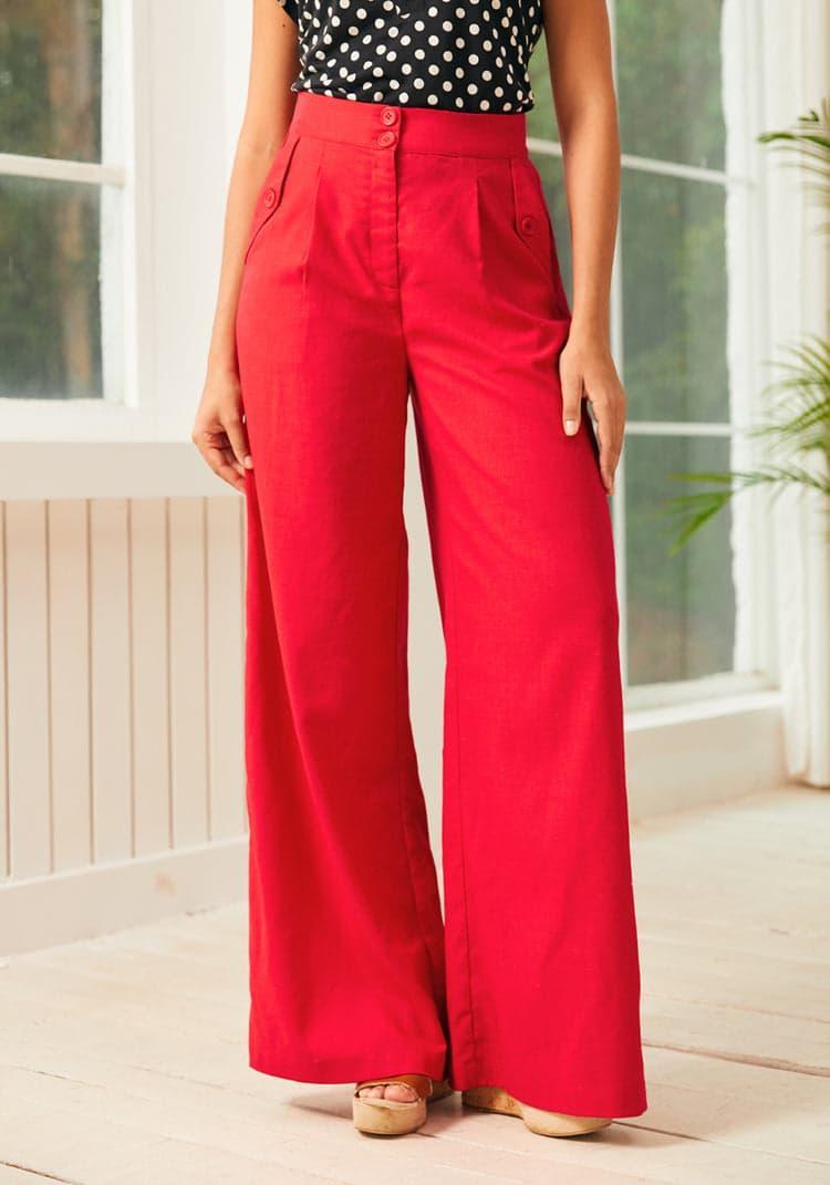 Lazy Afternoon Wide Leg Pants Product Image