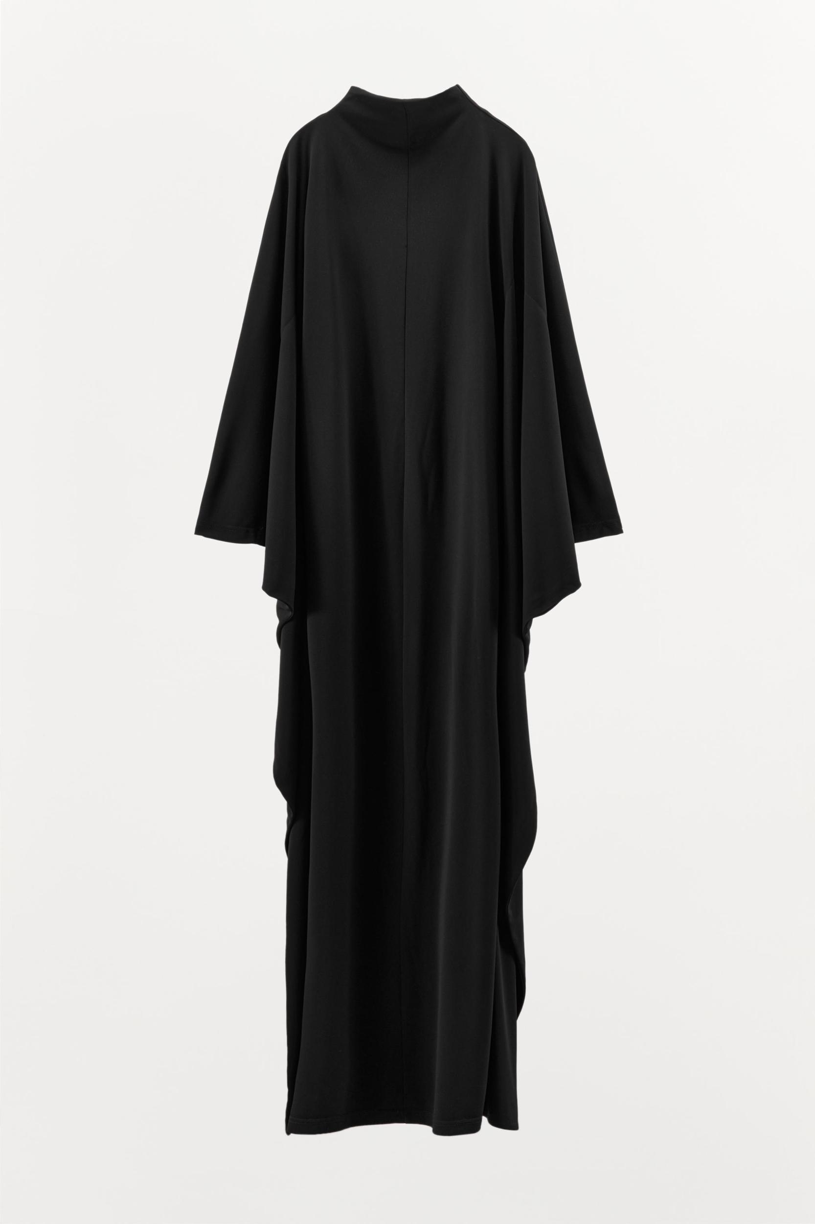 LONG BATWING SLEEVE CAPE DRESS Product Image