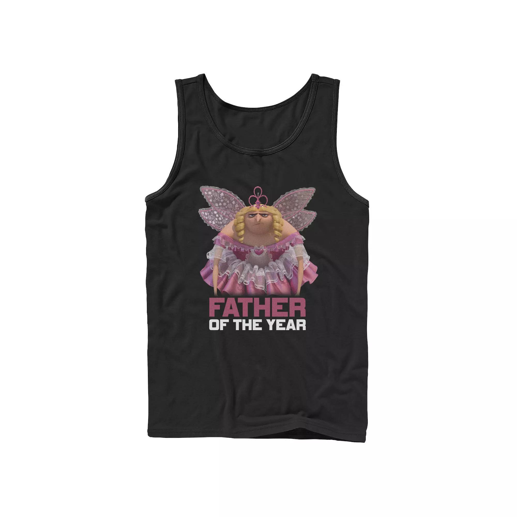 Mens Despicable Me Minions Gru Fairy Father Tank Top Product Image