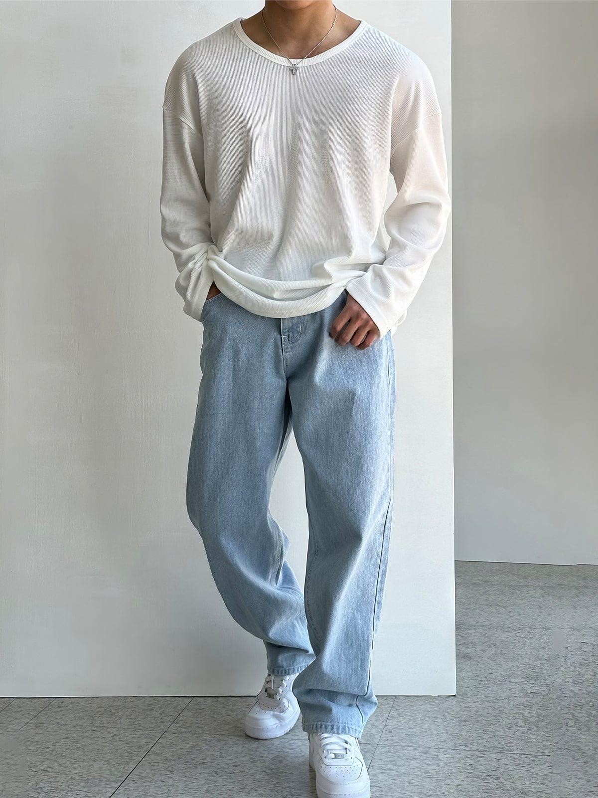 RT No. 12430 WAFFLE KNIT LONGSLEEVE Product Image
