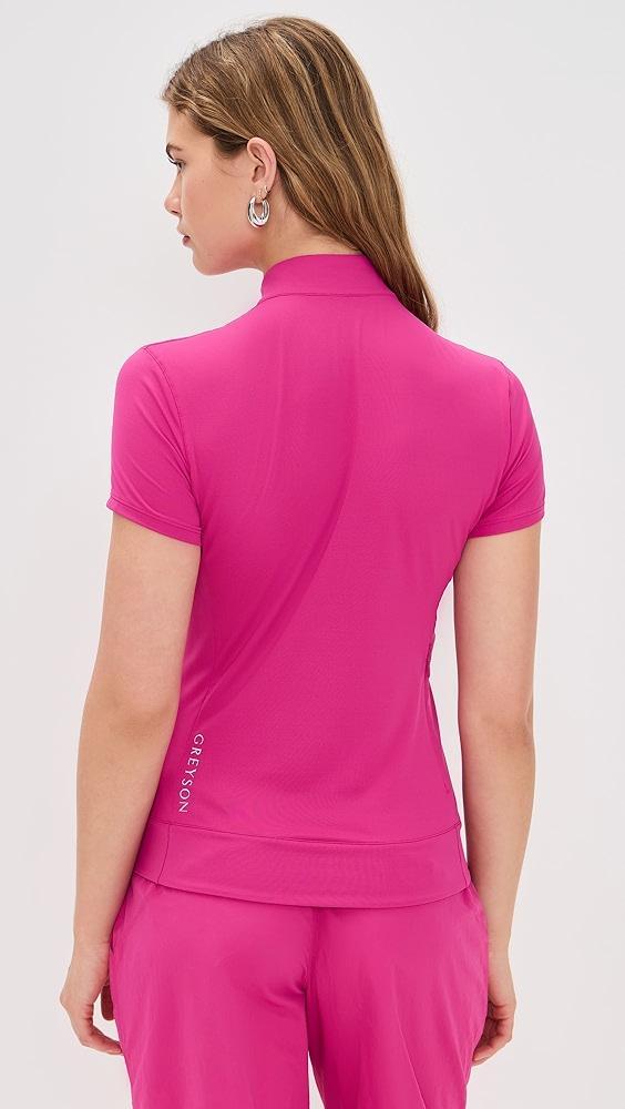 Greyson Short Sleeve Halley 1/4 Zip Tee | Shopbop Product Image