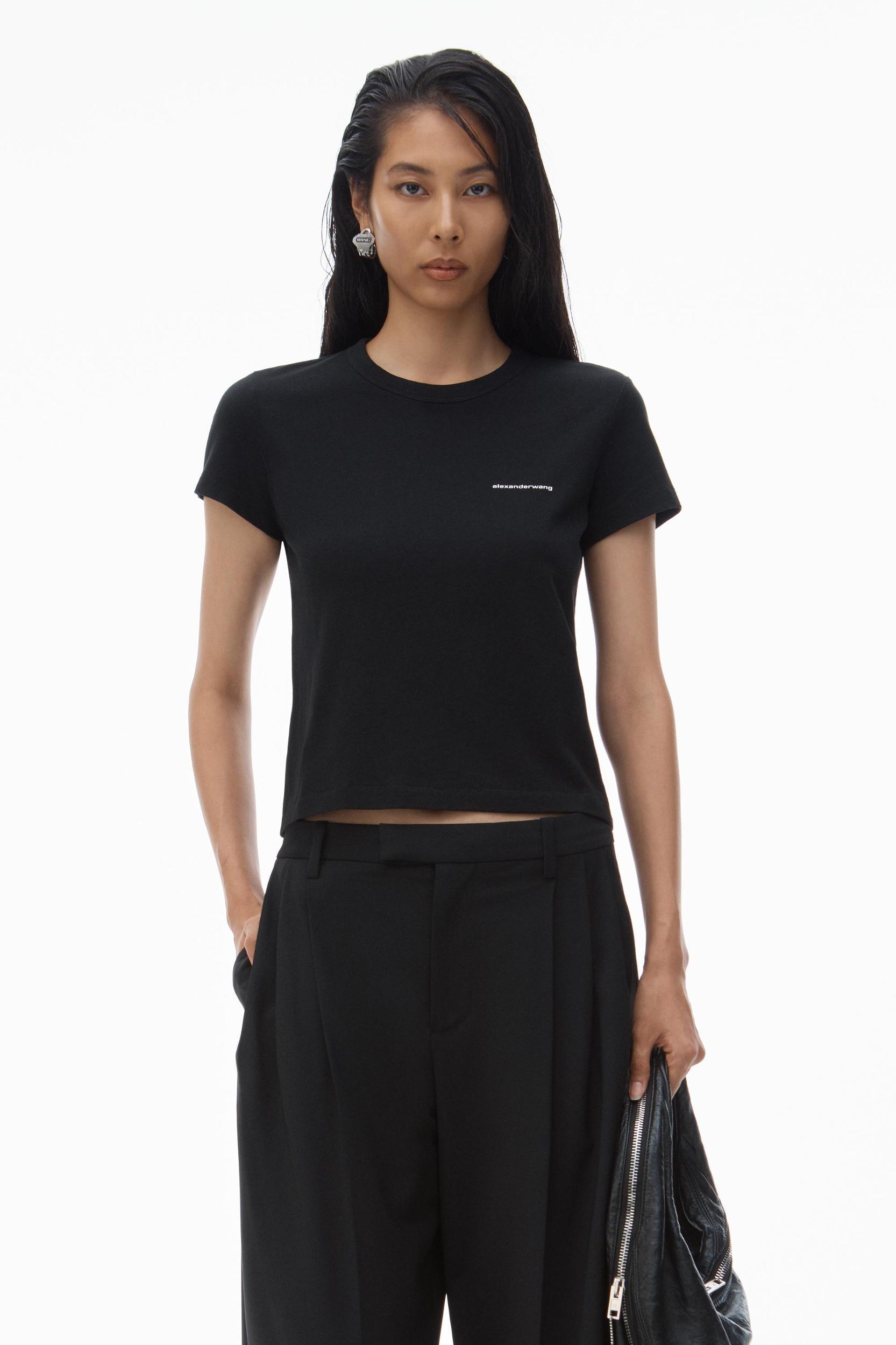 Logo-print Shrunken Jersey Tee Product Image