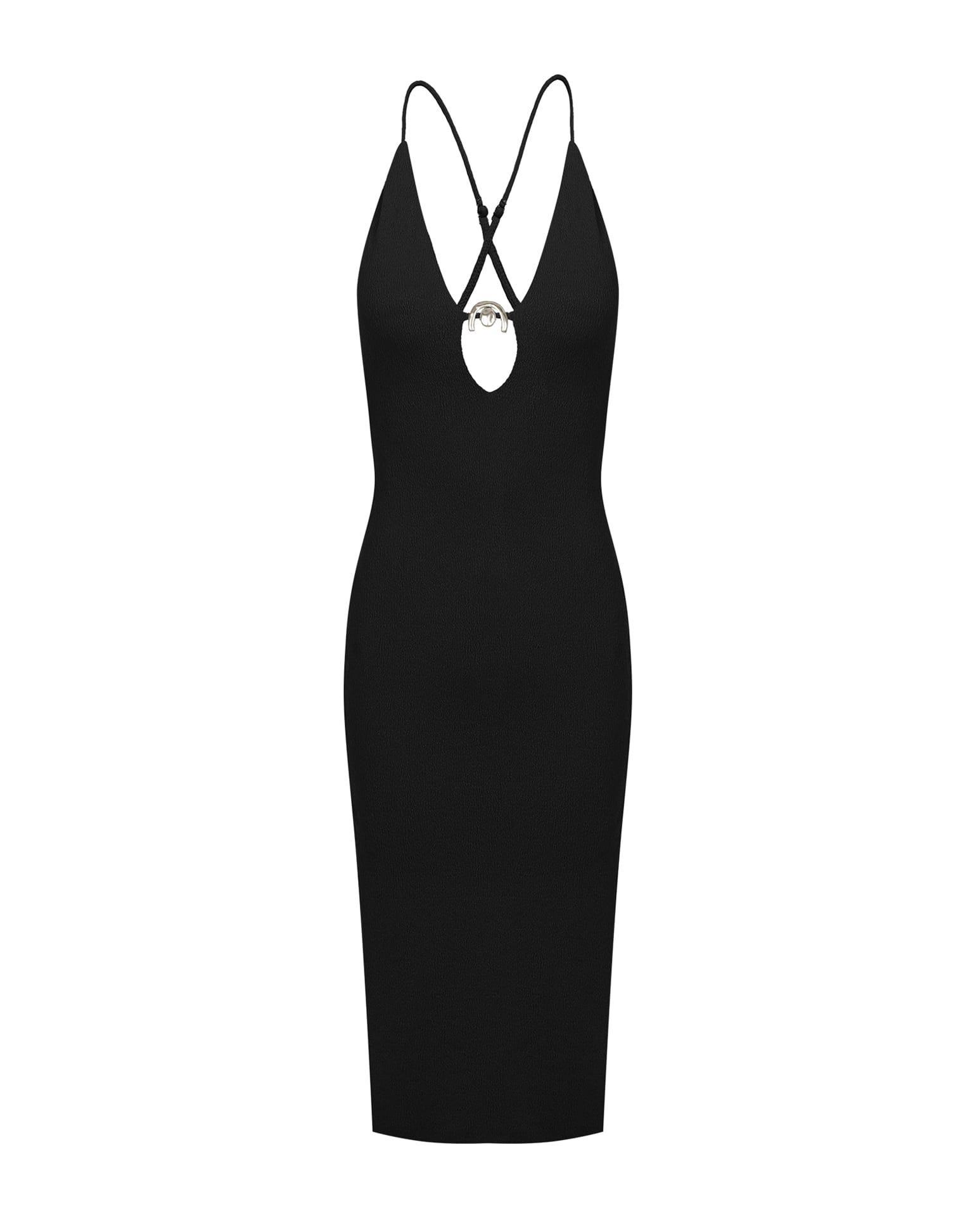 Firenze Isabela Midi Dress - Black Product Image