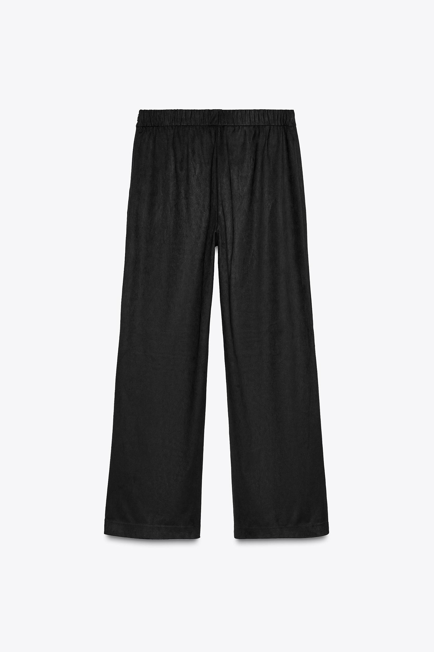 FAUX SUEDE PANTS Product Image