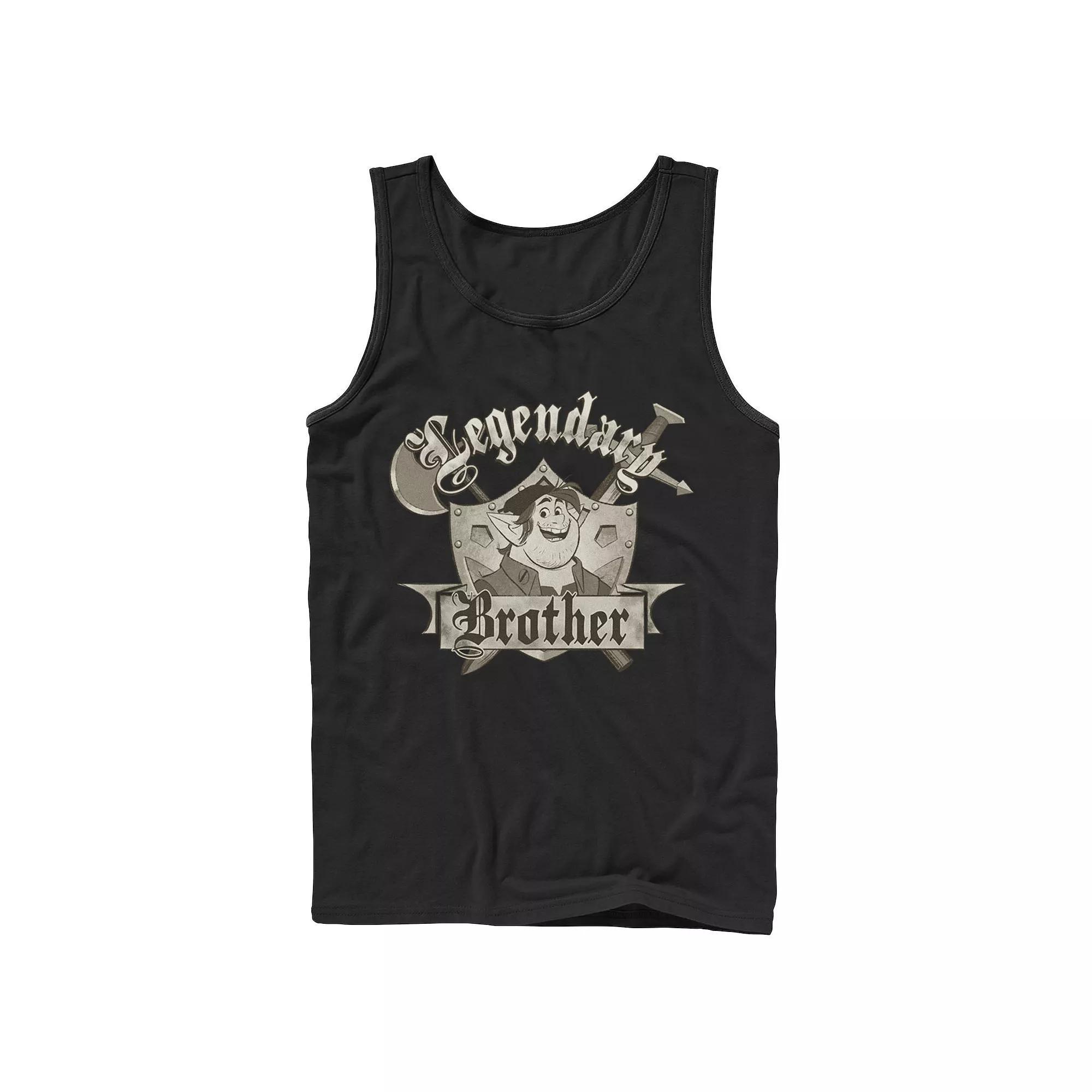 Disney / Pixar's Onward Barley Men's Legendary Brother Tank Top, Size: Large, Black Product Image