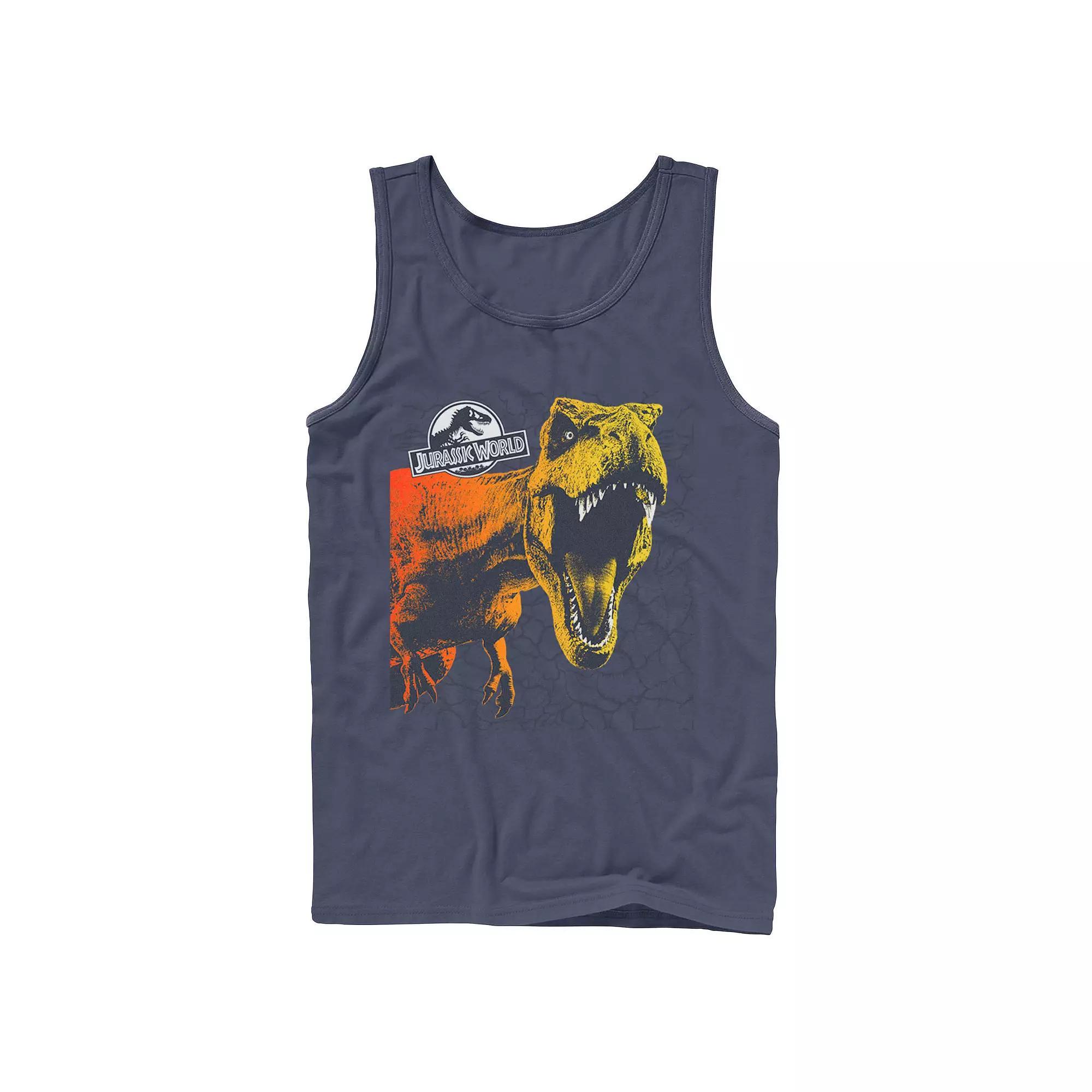 Men's Star Wars The Mandalorian The Child Logo Panel Tank Top, Size: Large, Black Product Image