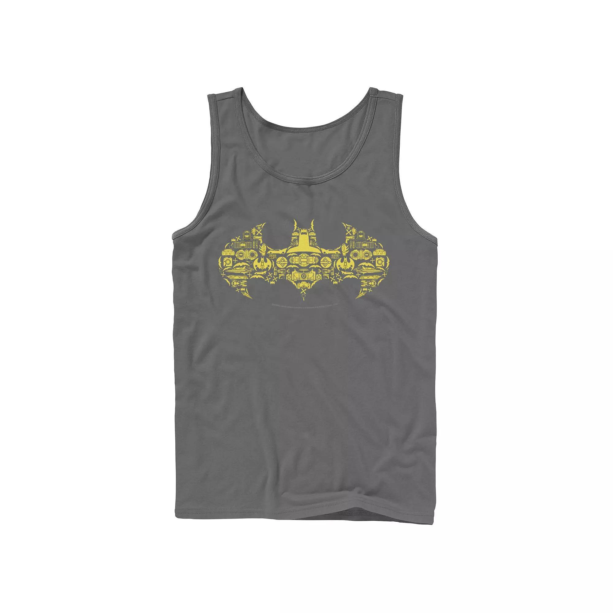 Men's Rocket Power Retro Triangle Logo Graphic Tank Top, Size: XL, Black Product Image