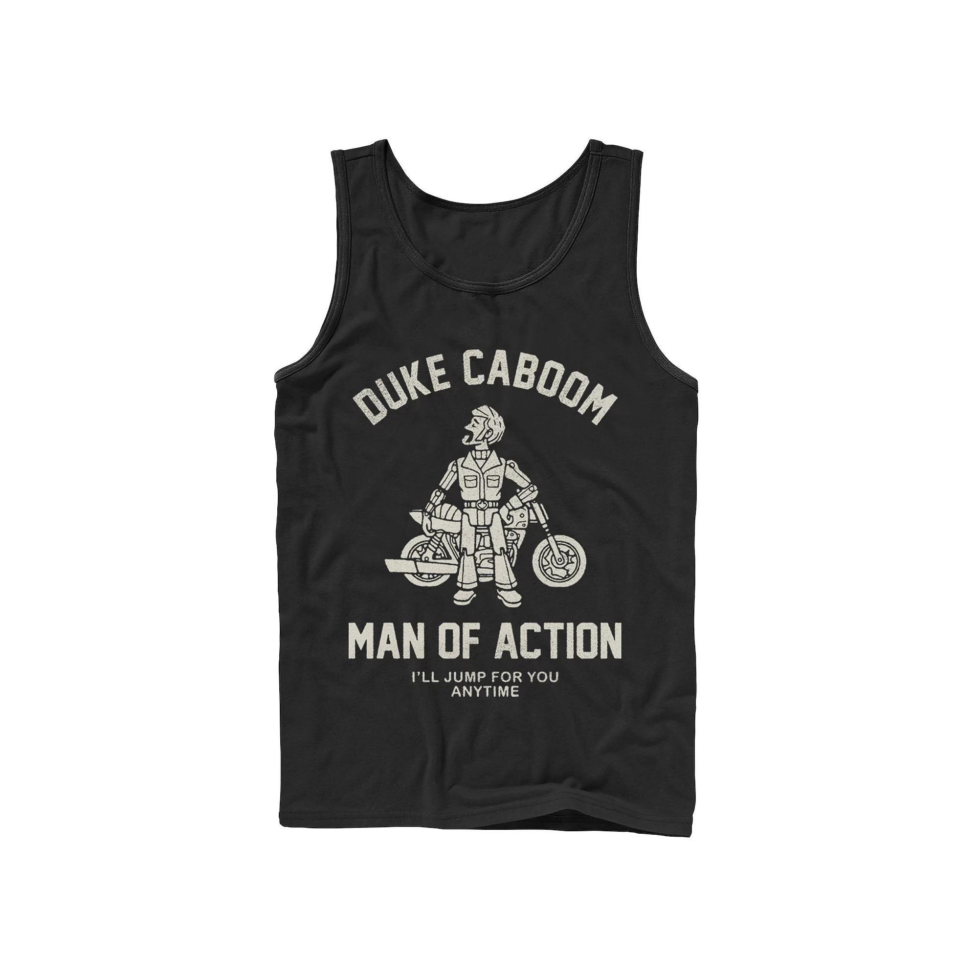 Disney / Pixar's Toy Story Duke Caboom Men's Man Of Action Tank Top, Size: XL, Black Product Image