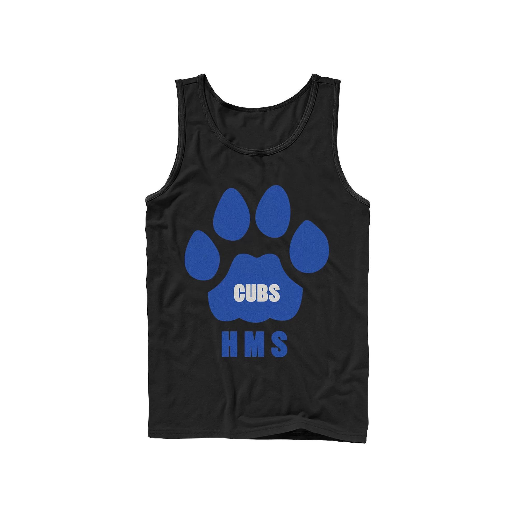 Men's Netflix Stranger Things HMS Cubs Logo Tank Top, Size: XL, Black Product Image