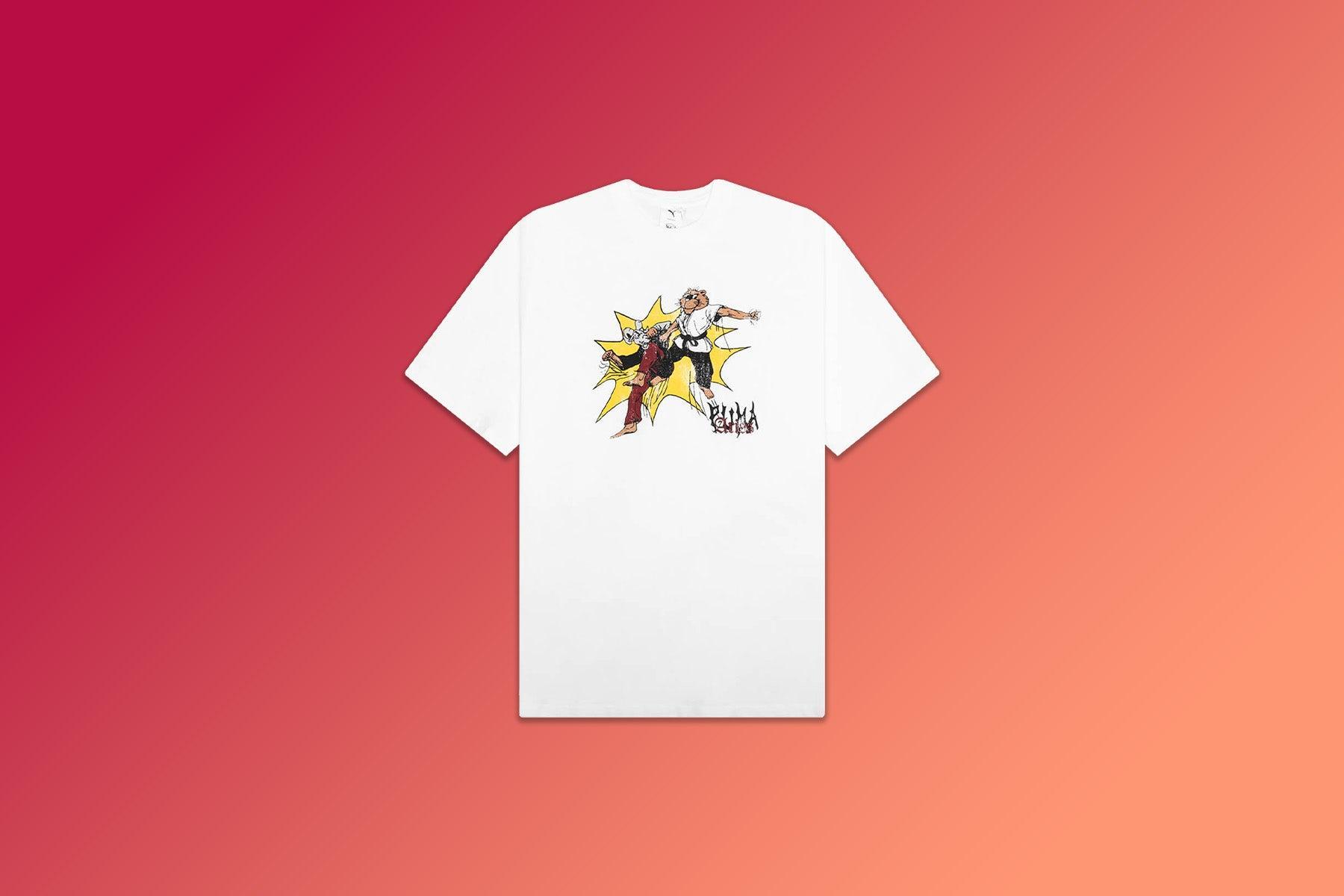 Puma x Aries Graphic Tee - White Male Product Image