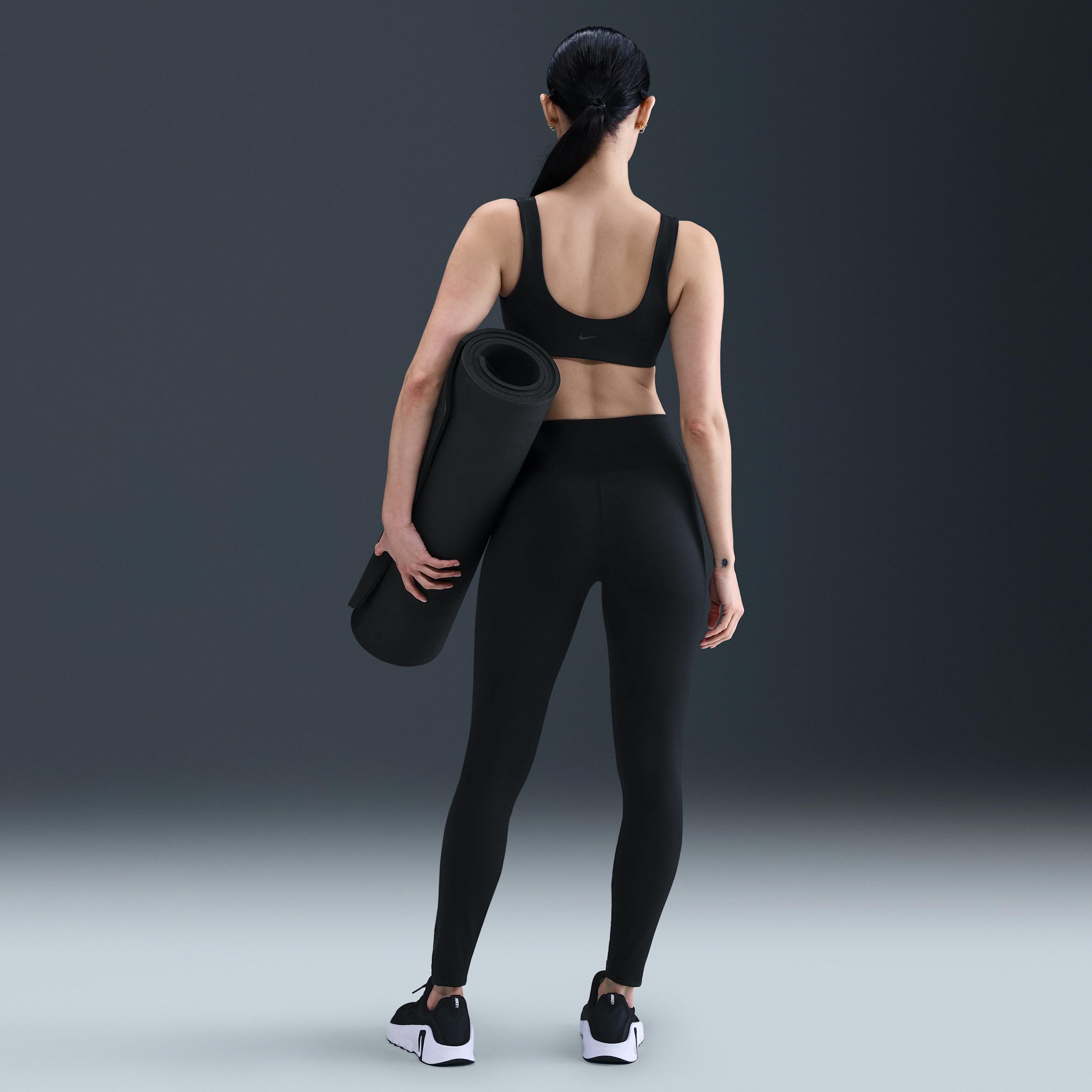 Women's Nike One High-Waisted Leggings, Size: XL, Black Product Image
