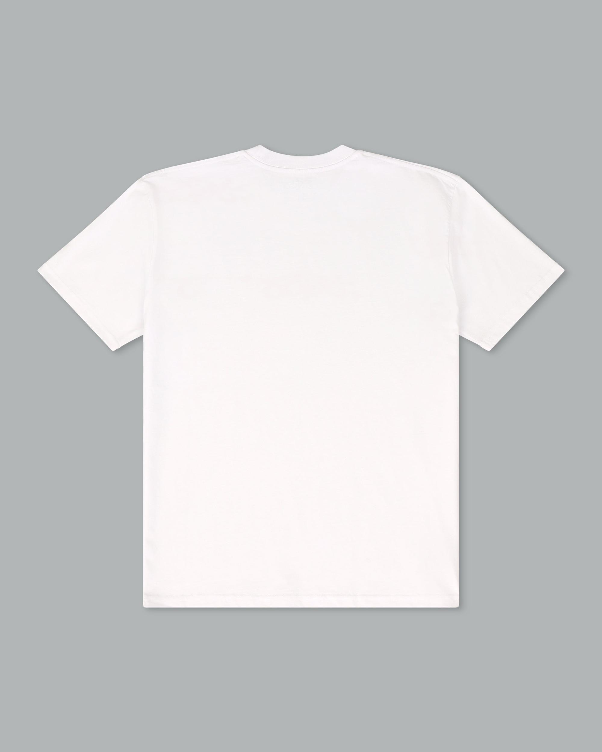 JNCO Los Angeles Tee. White/ Tango Red. Male Product Image