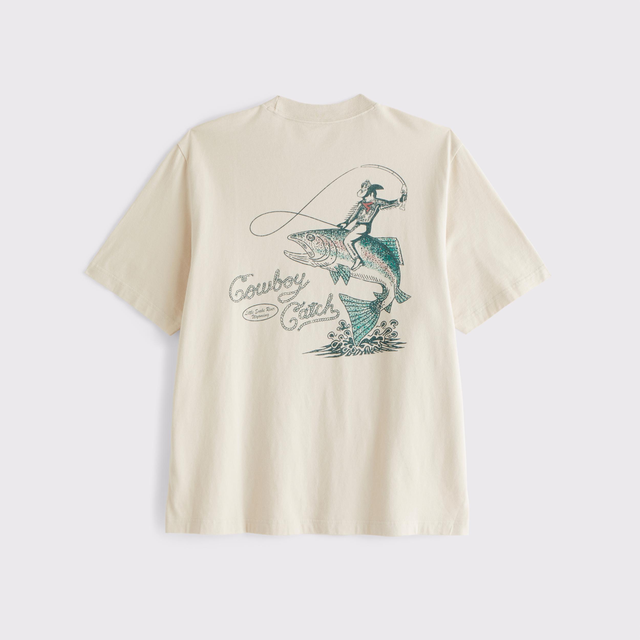 Fishing Vintage-Inspired Graphic Tee Product Image