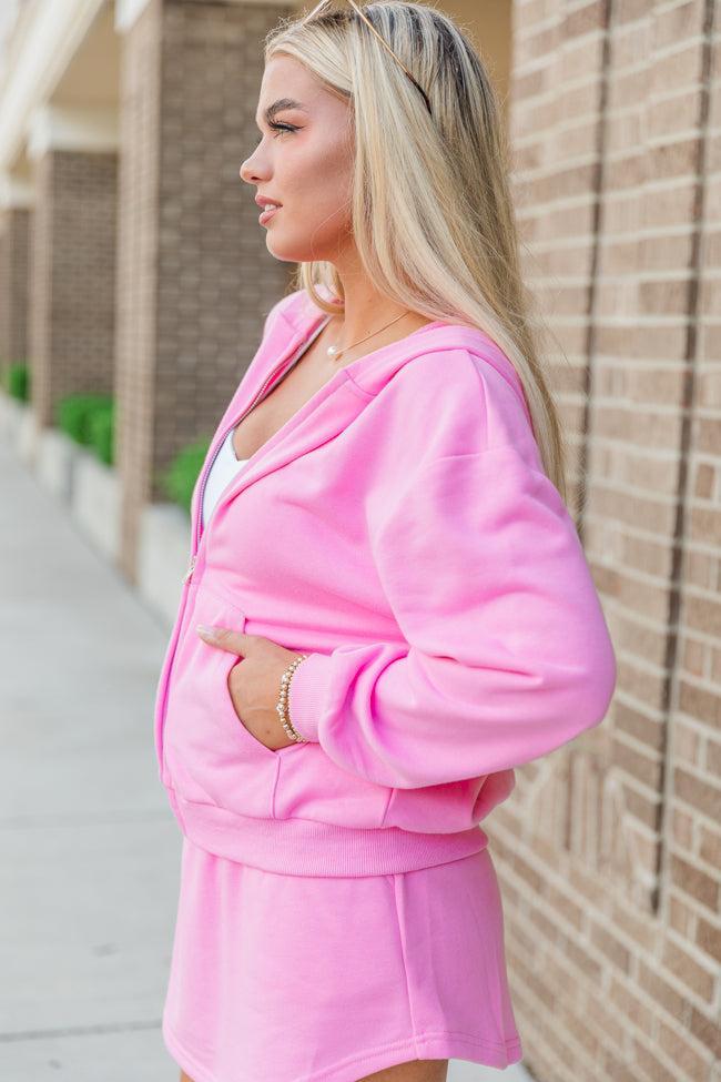 Tried It All Pink Zip Up Jacket FINAL SALE Product Image