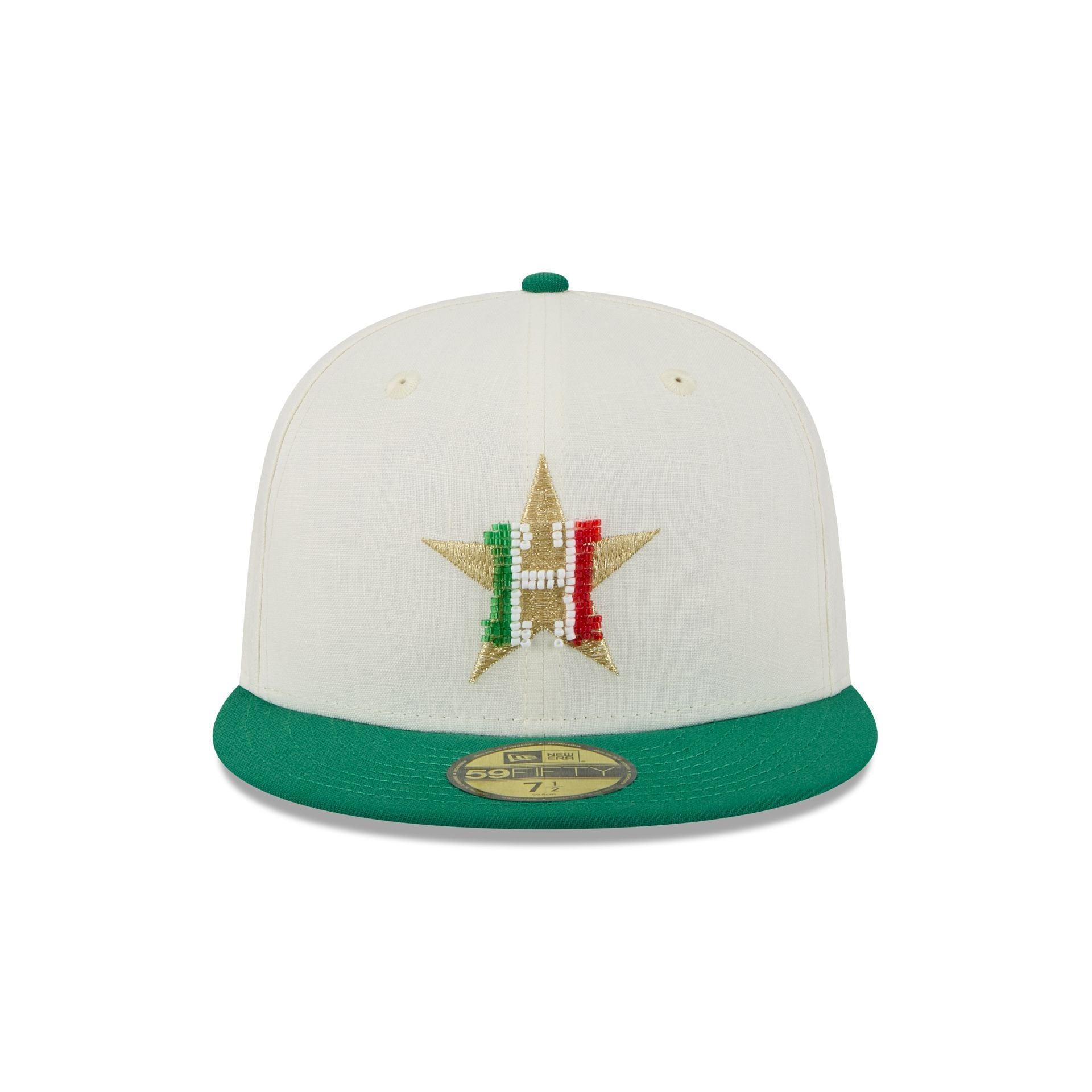Houston Astros Beaded Linen 59FIFTY Fitted Hat Male Product Image